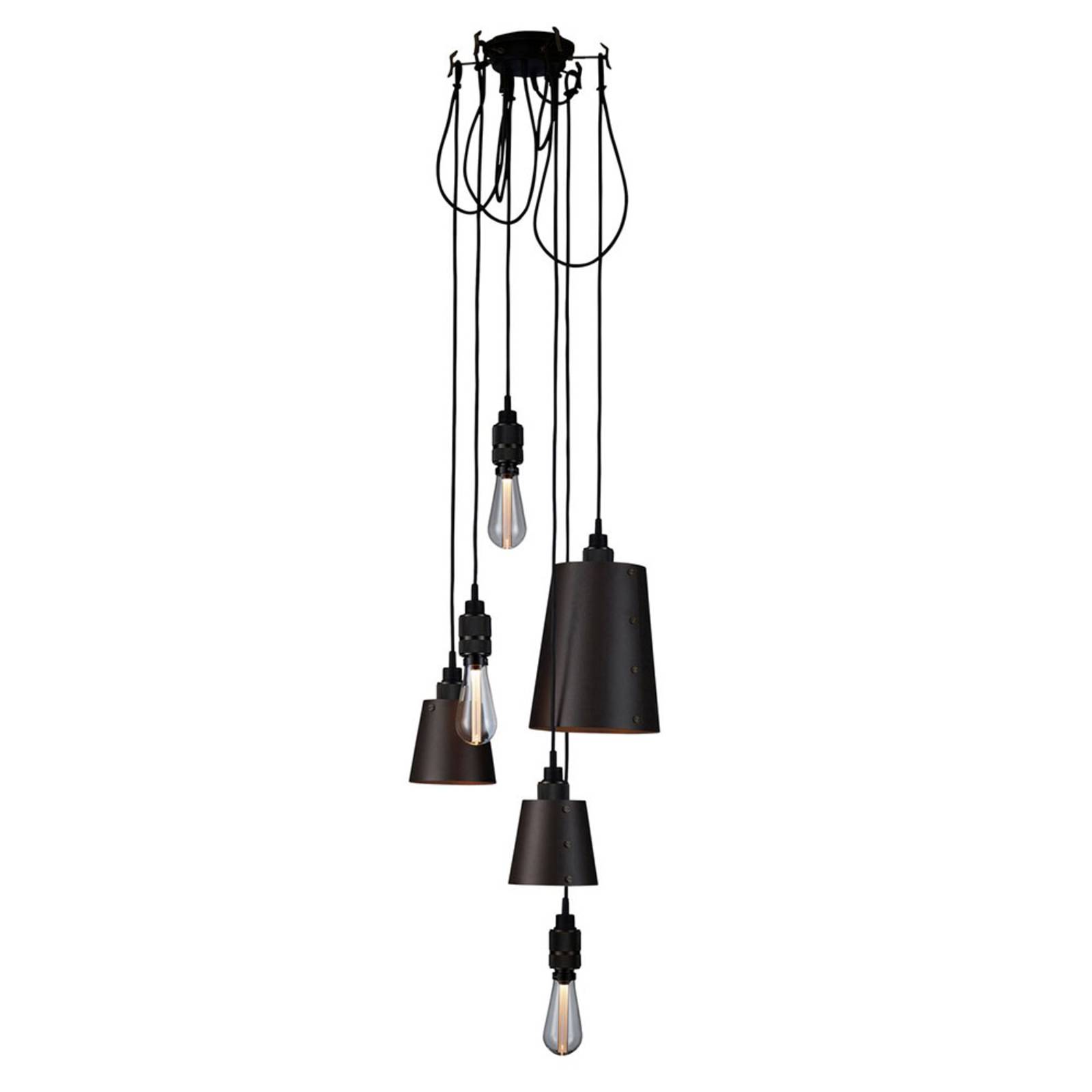 Buster + Punch Hooked 6.0 mix graphite/bronze, for Living / Dining Room, steel, E27, 40 W