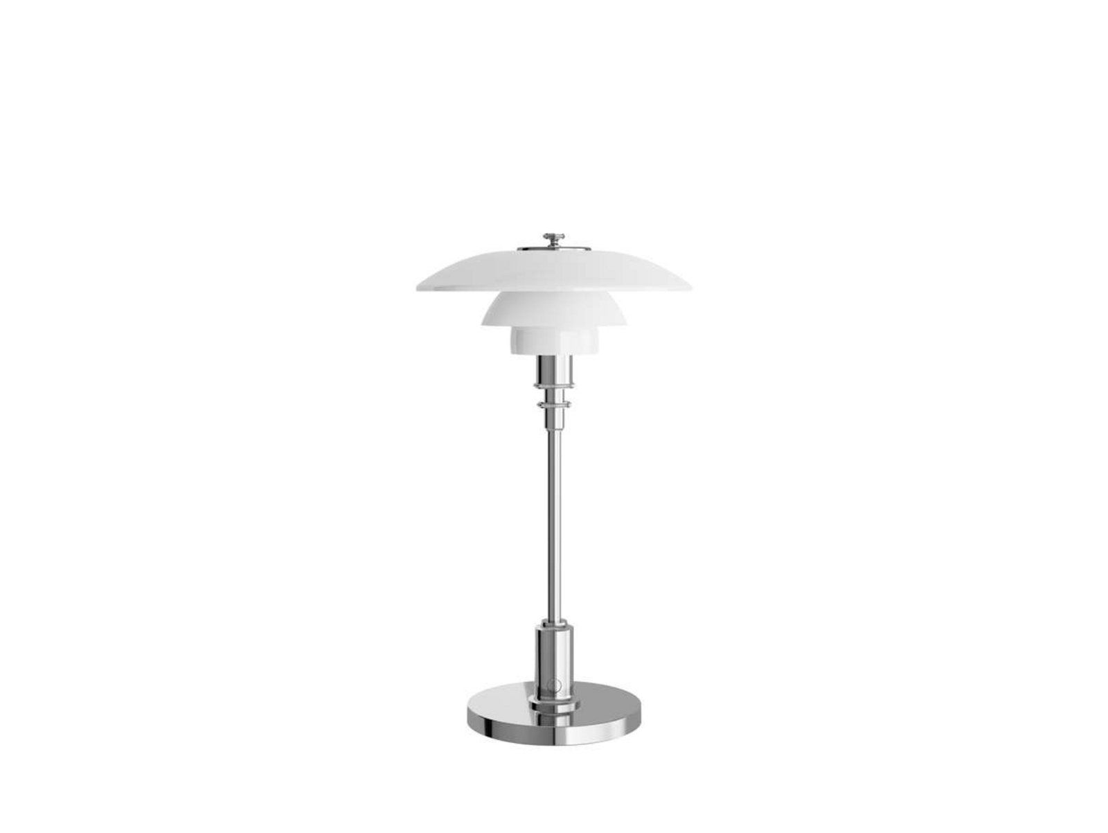 PH 2/1 Portable Bordslampa High Lustre Chrome Plated - Louis Poulsen