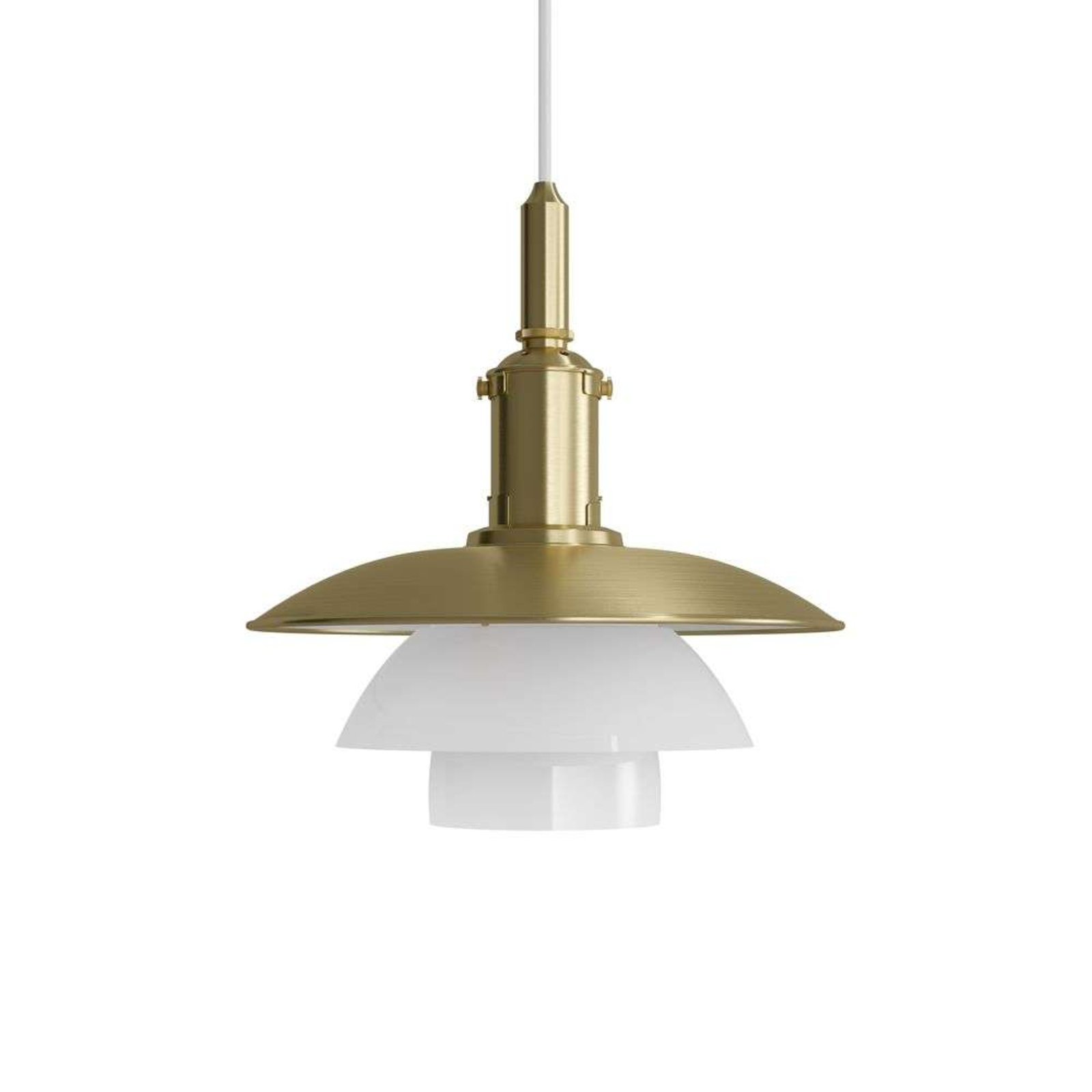 PH 3/3 Závěsná Lampa Limited Edition Brass/Opal - Louis Poulsen