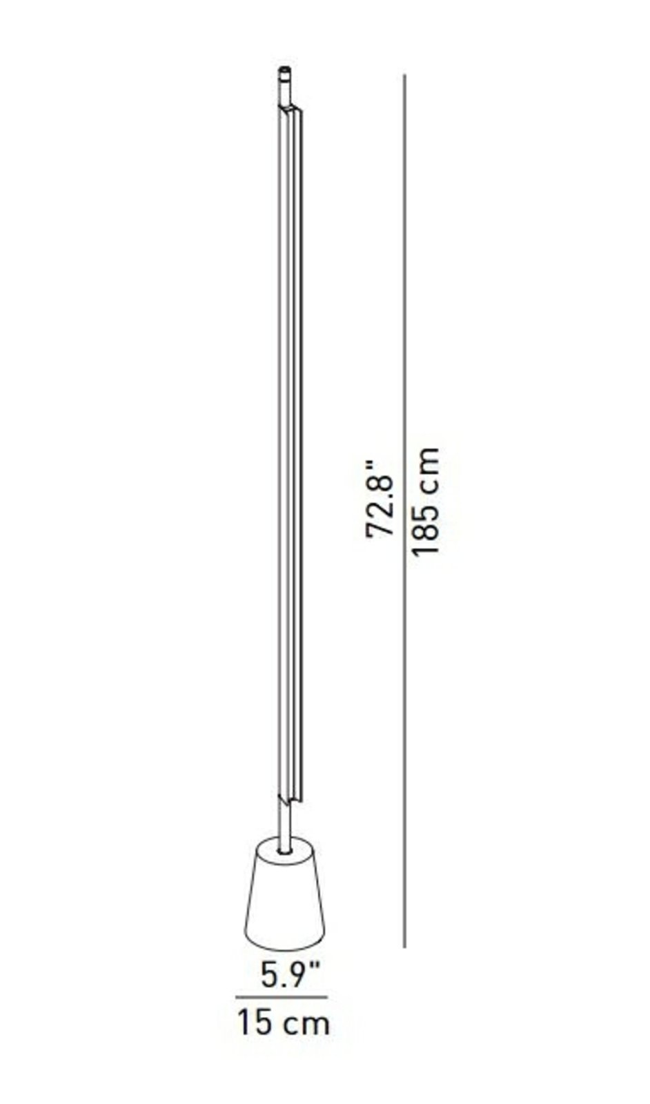 Compendium Lampadar Aluminium - Luceplan