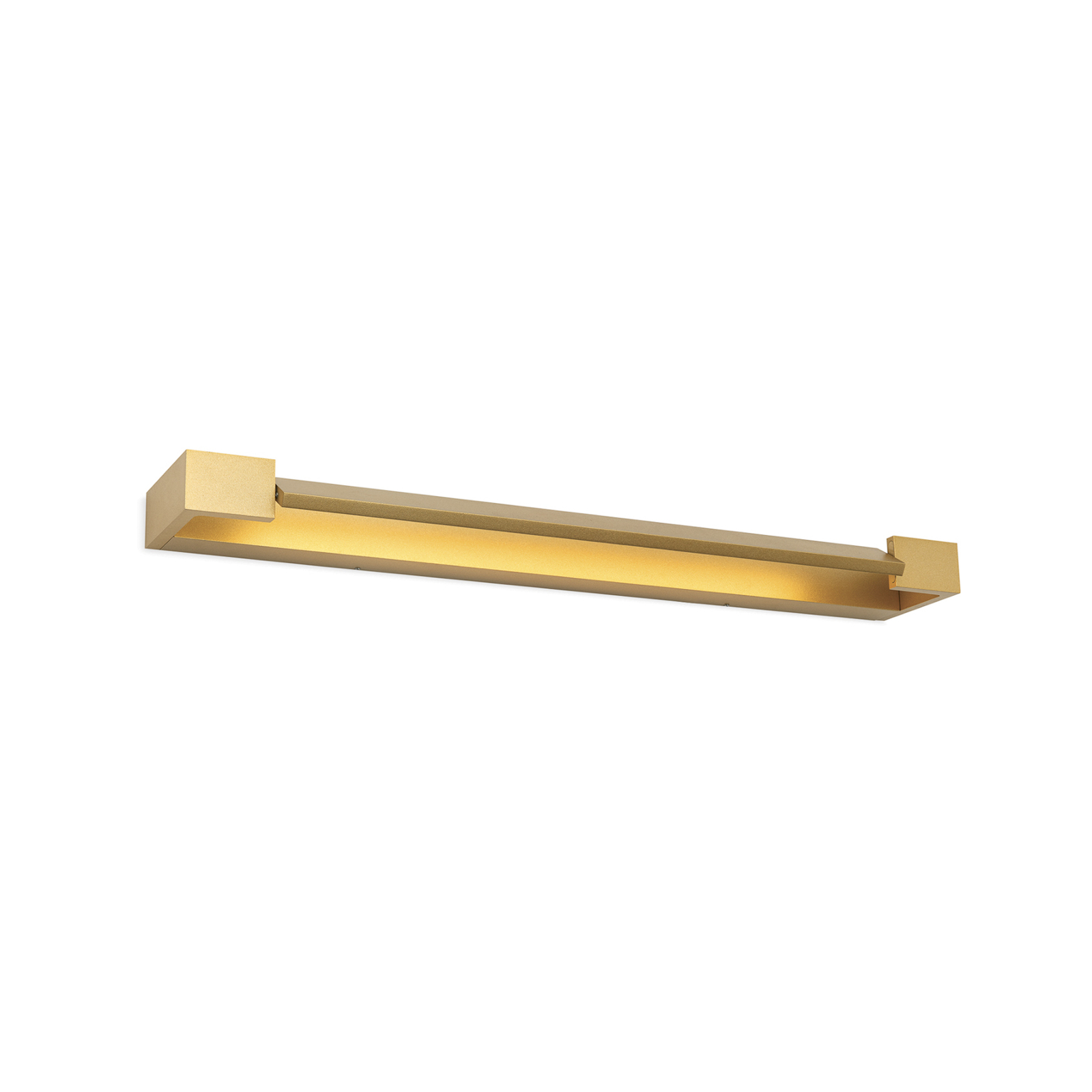 LED bathroom wall lamp Marylin, length 60 cm, gold, aluminium