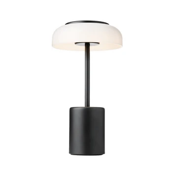 Blossi Portable Tischleuchte Mini Black/Opal - Nuura