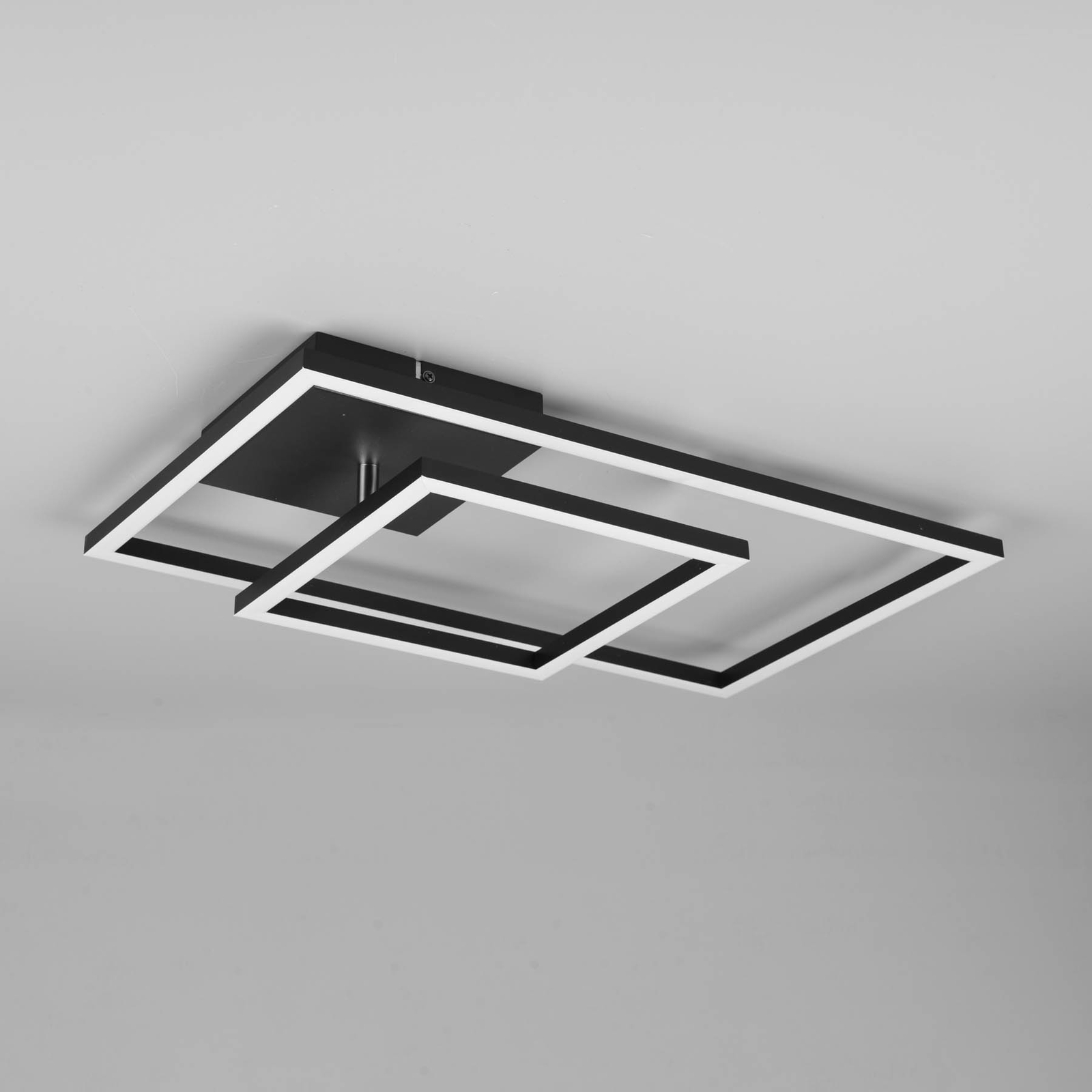 LED plafondlamp Padella zwenkbaar 4.000 K zwart