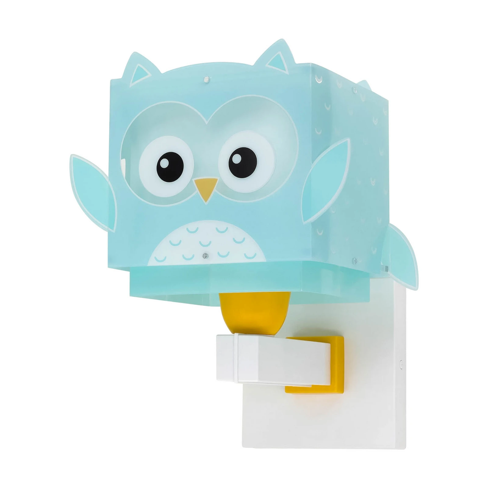 Dalber Little Owl children’s wall lamp, owl motif