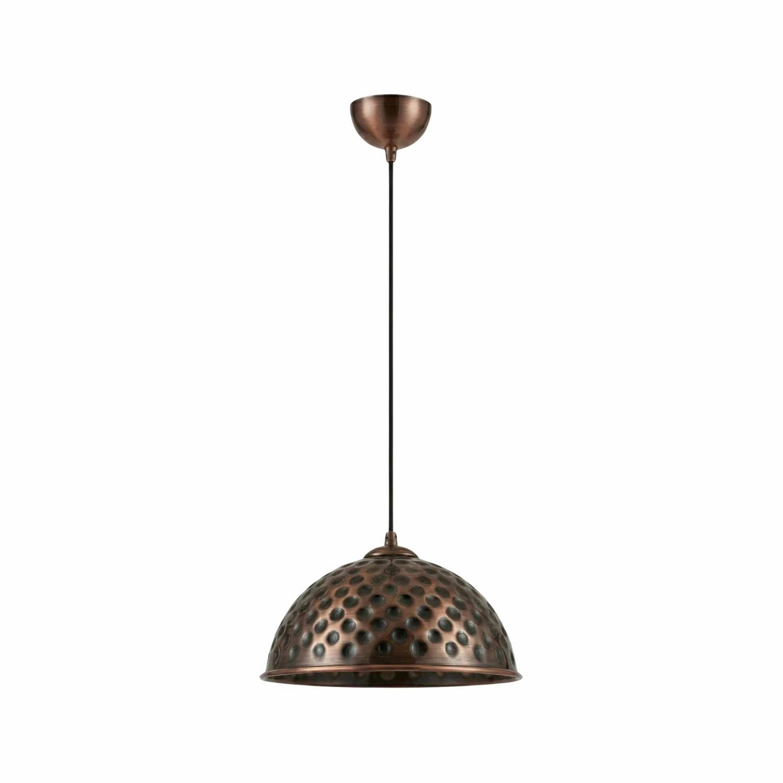 ECHO pendant light, copper-coloured, Ø 26 cm, metal, E27 ECHO pendant light, copper-coloured, Ø 26 cm, metal, E27
