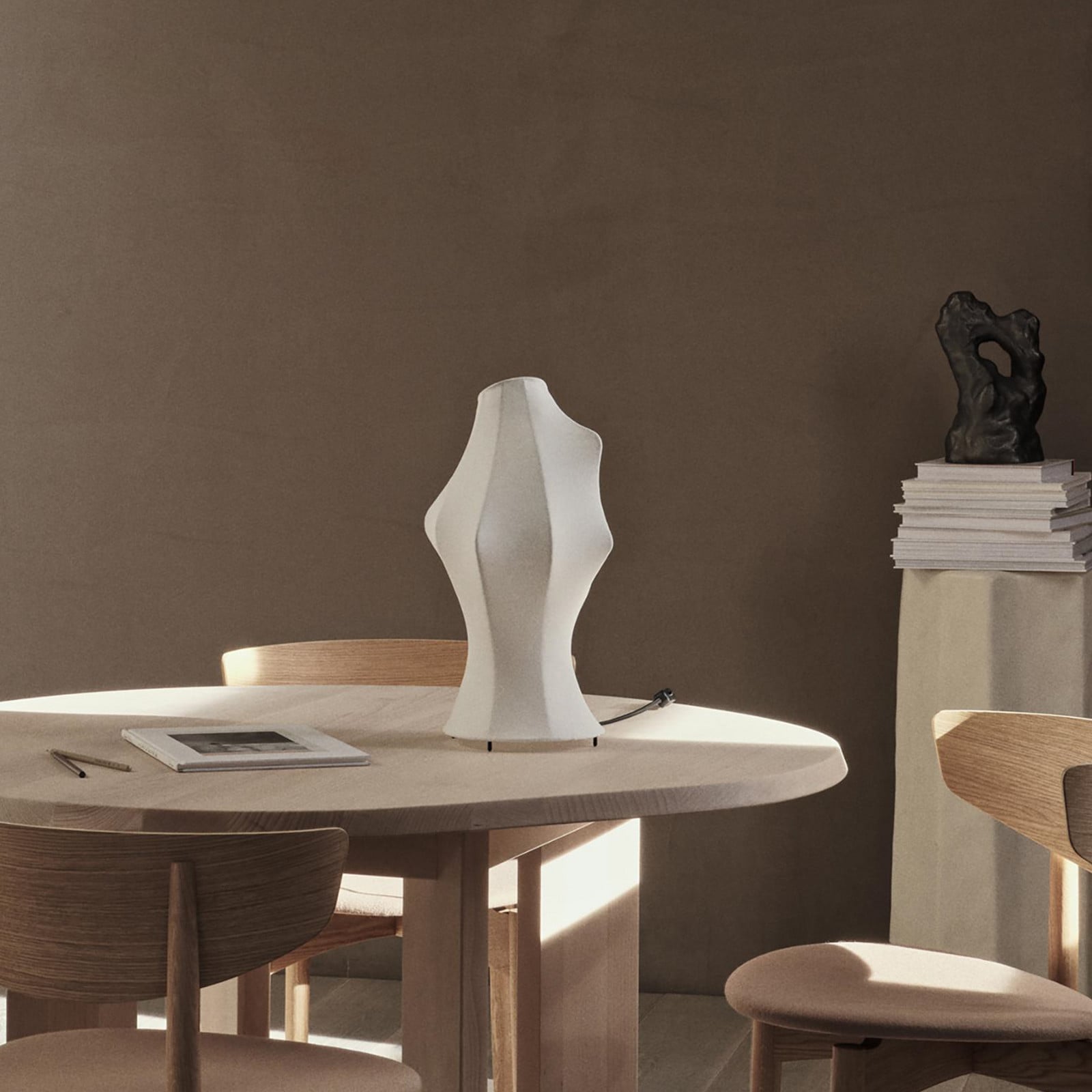 Dae Tischleuchte White Dea ferm LIVING - Wohnzimmer - Design - Metall - Einflammig