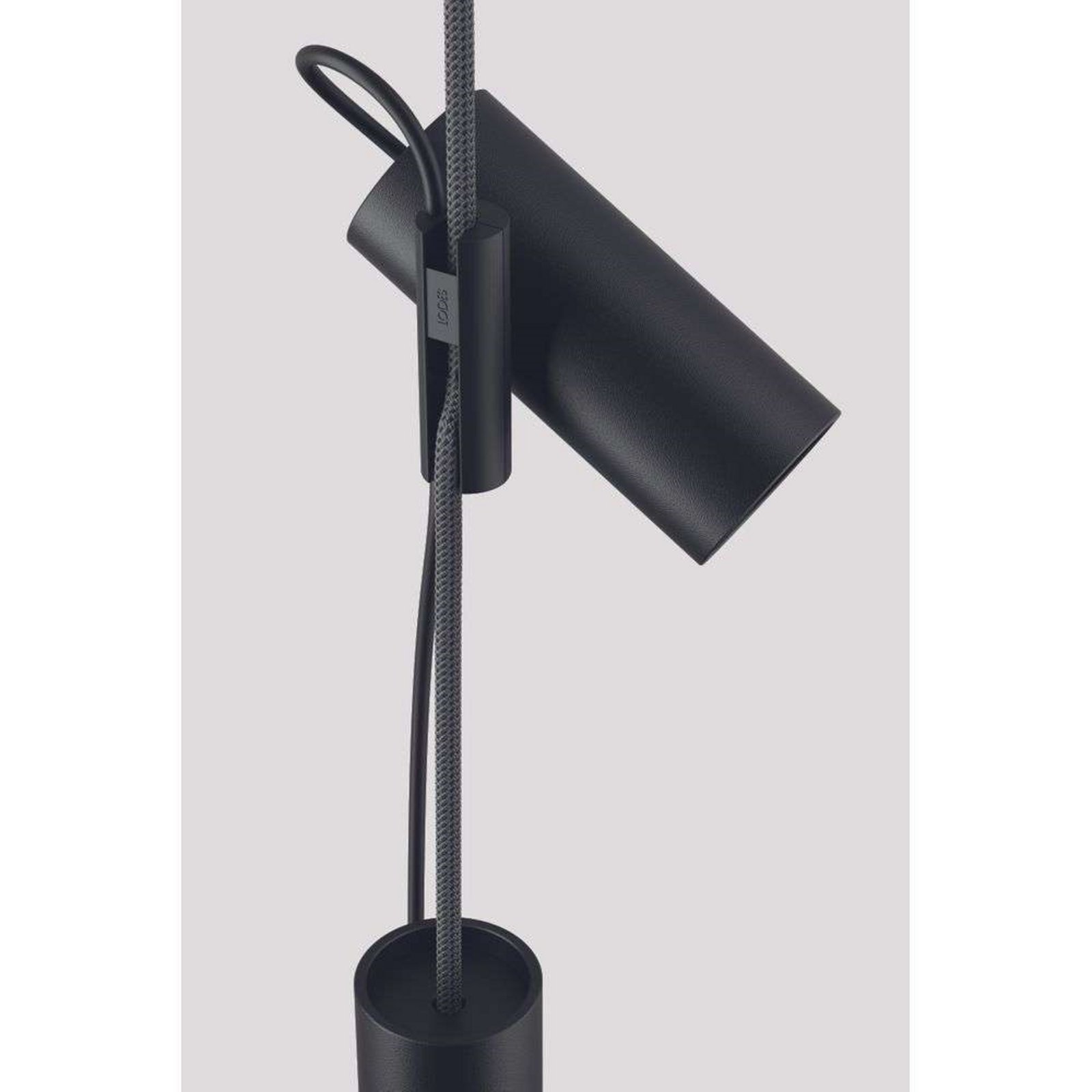 Cima Závěsná Lampa/Stojaca Lampa Matt Black/Silver - Lodes