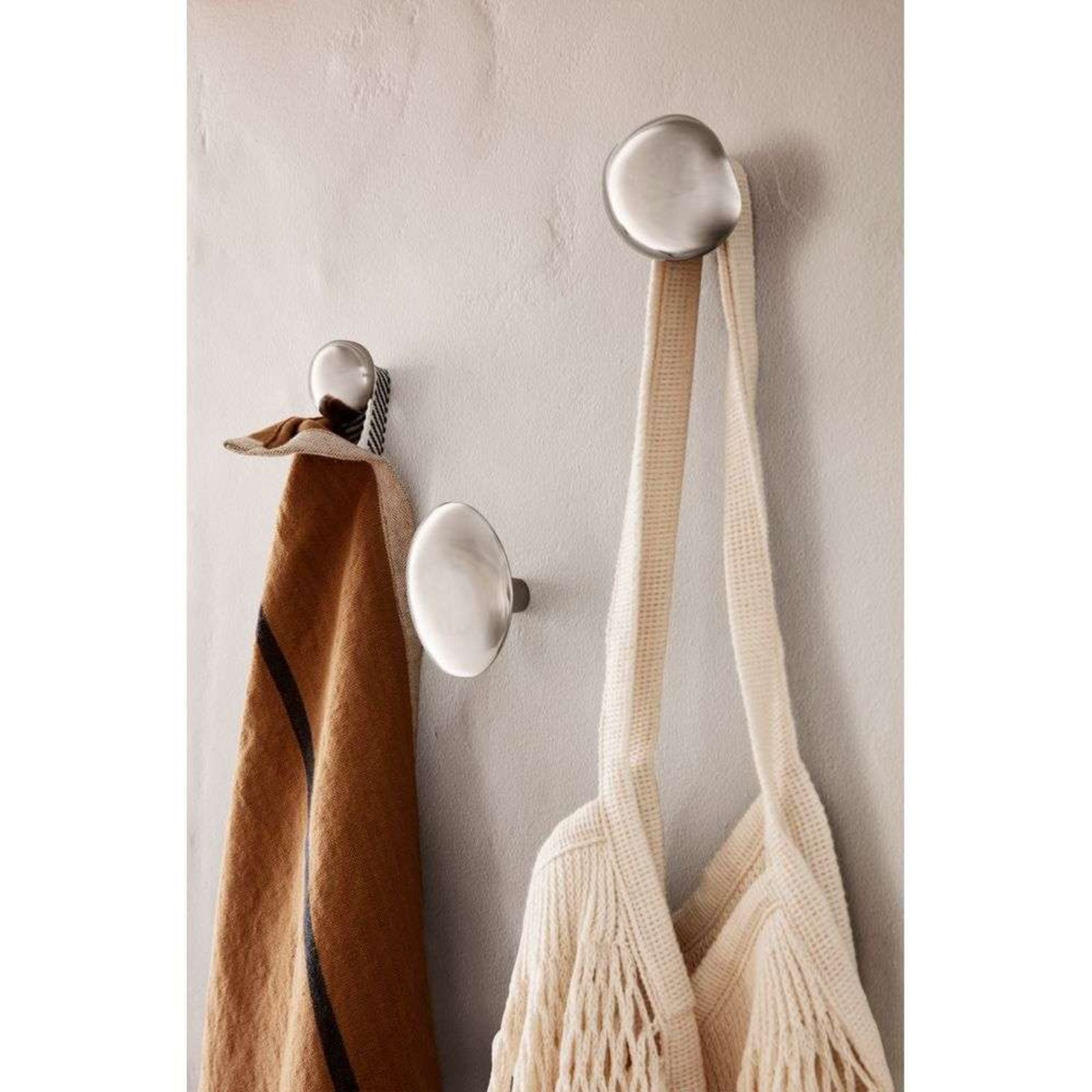 Chanterelle Hook Brushed Stainless Steel - Ferm Living