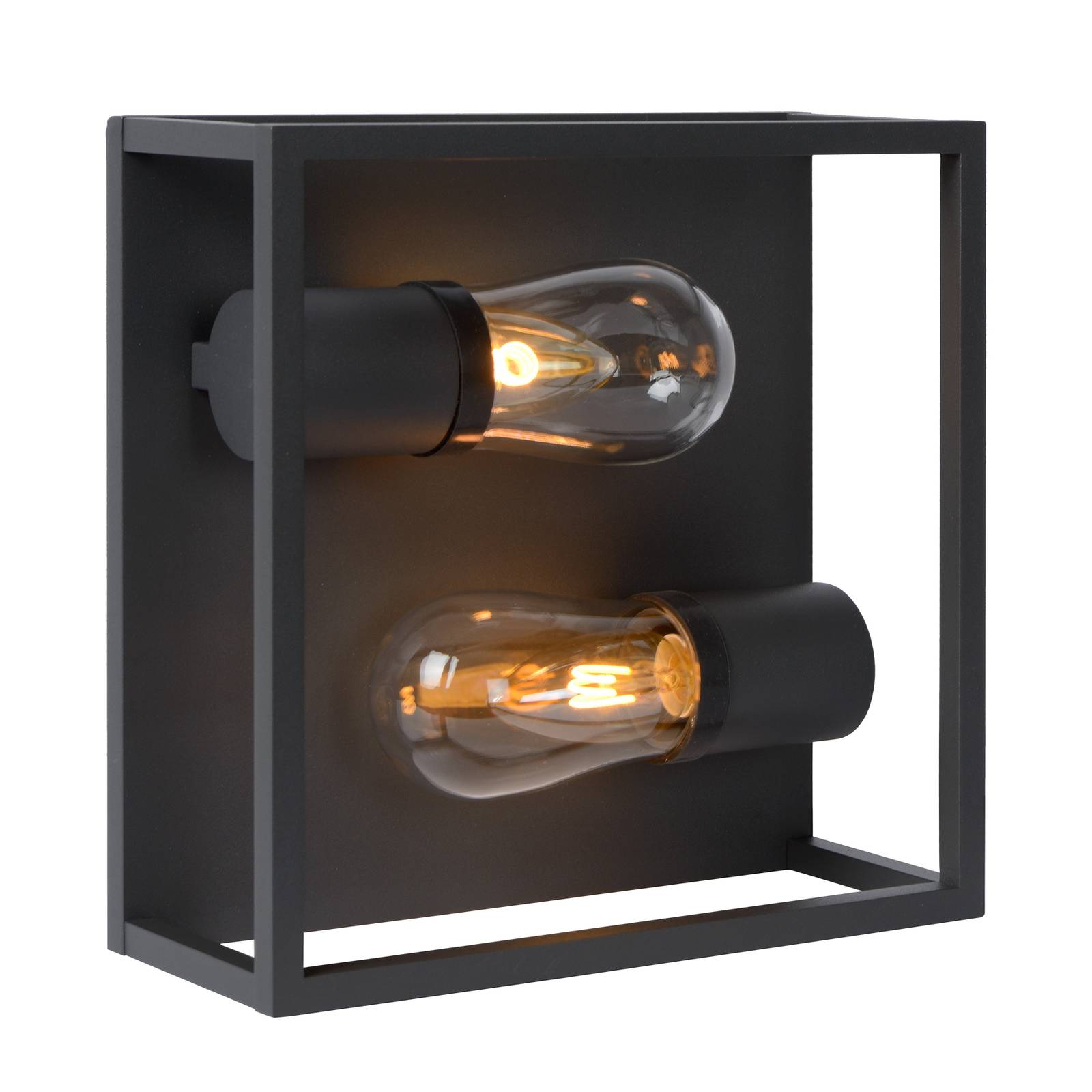 Lampa sufitowa Carlyn łazienkowa 2-punktowa czarna