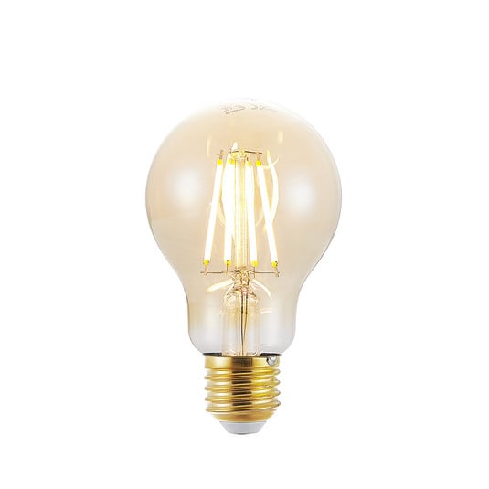 Lampadina LED E27 A60 6,5W 2.500K ambra, dimming