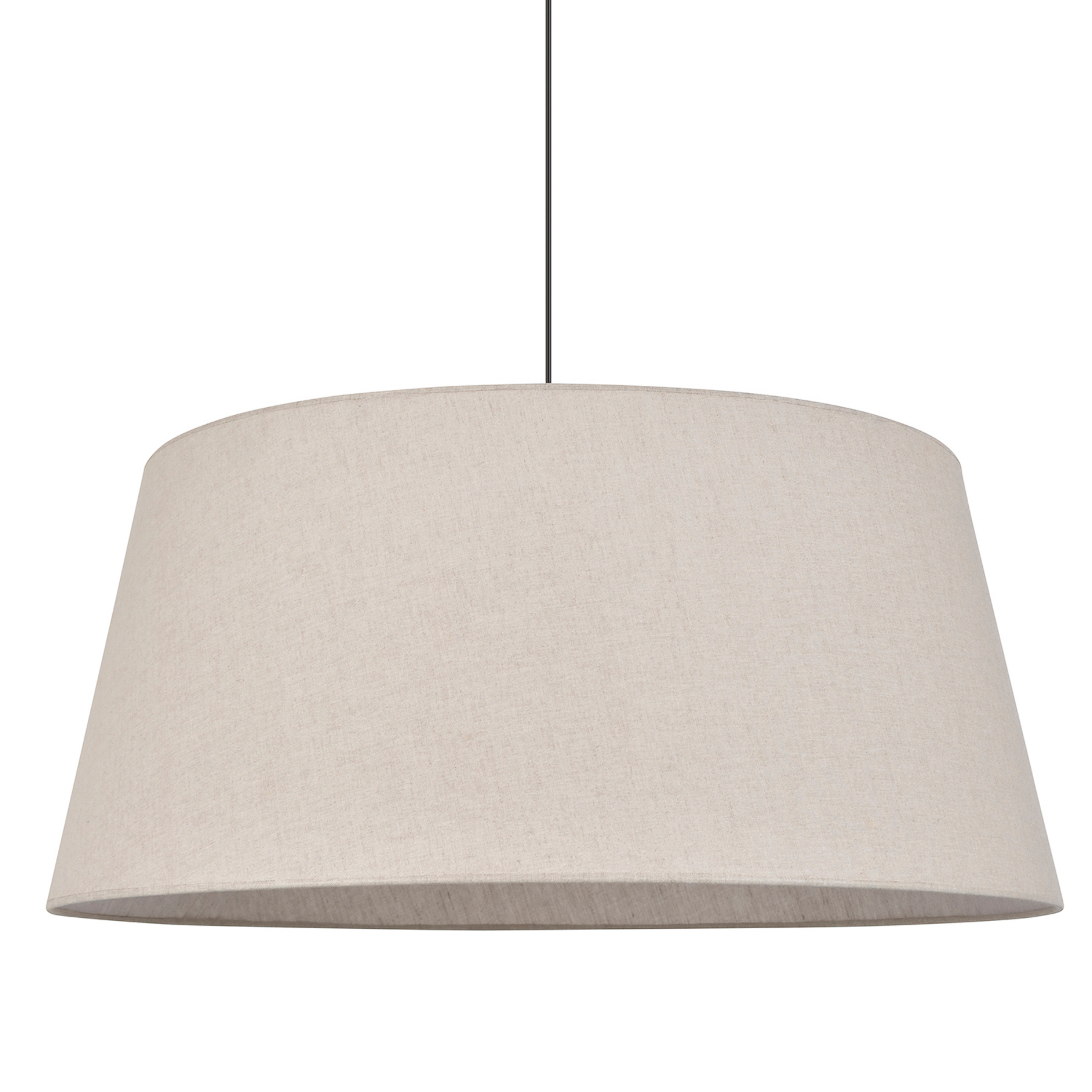 Tambour hængelampe pyla Ø 78 cm hør/bomuld - COREP SAS