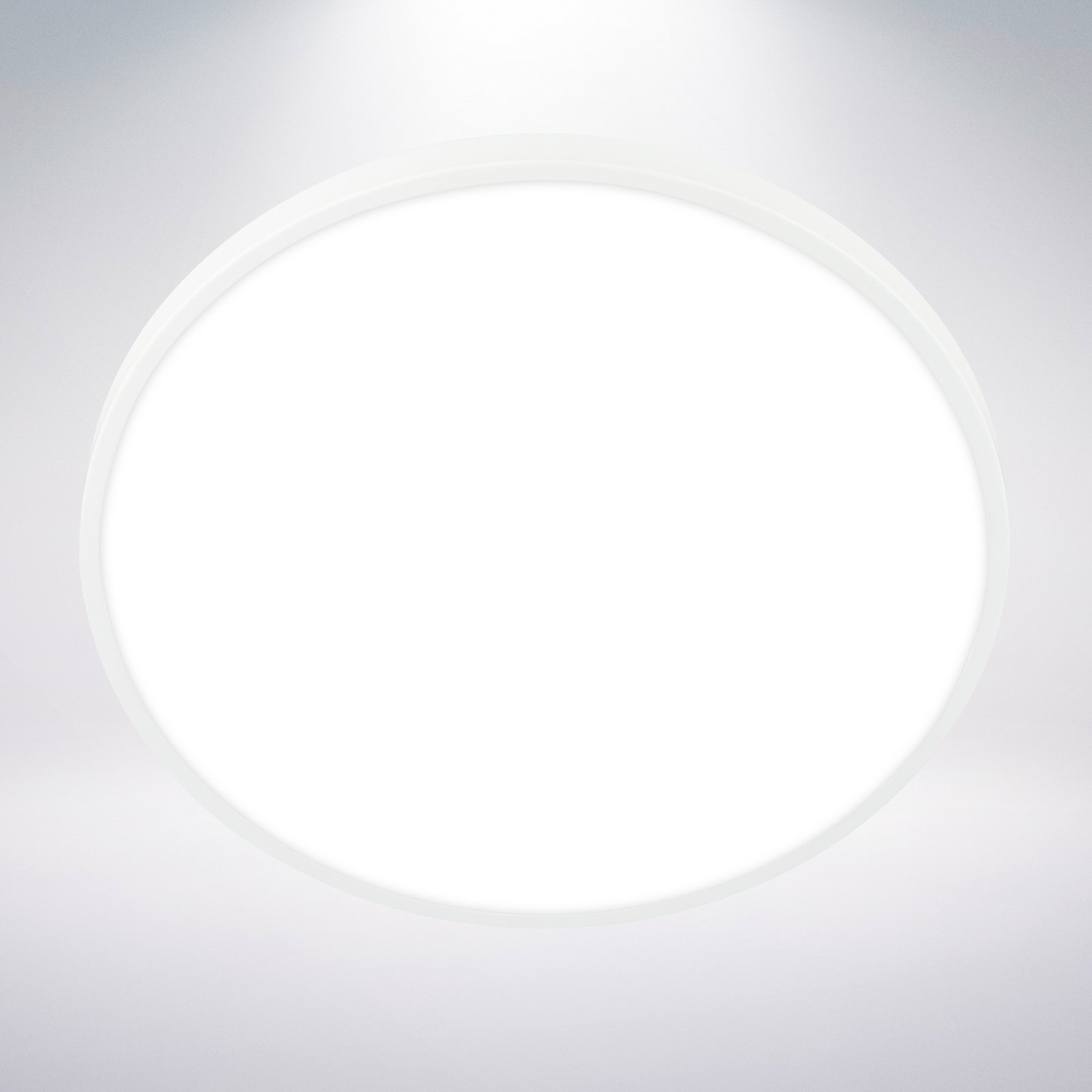 LED lubų lempa „Kaida“, balta, Ø 38 cm, EEK A, 4000 K