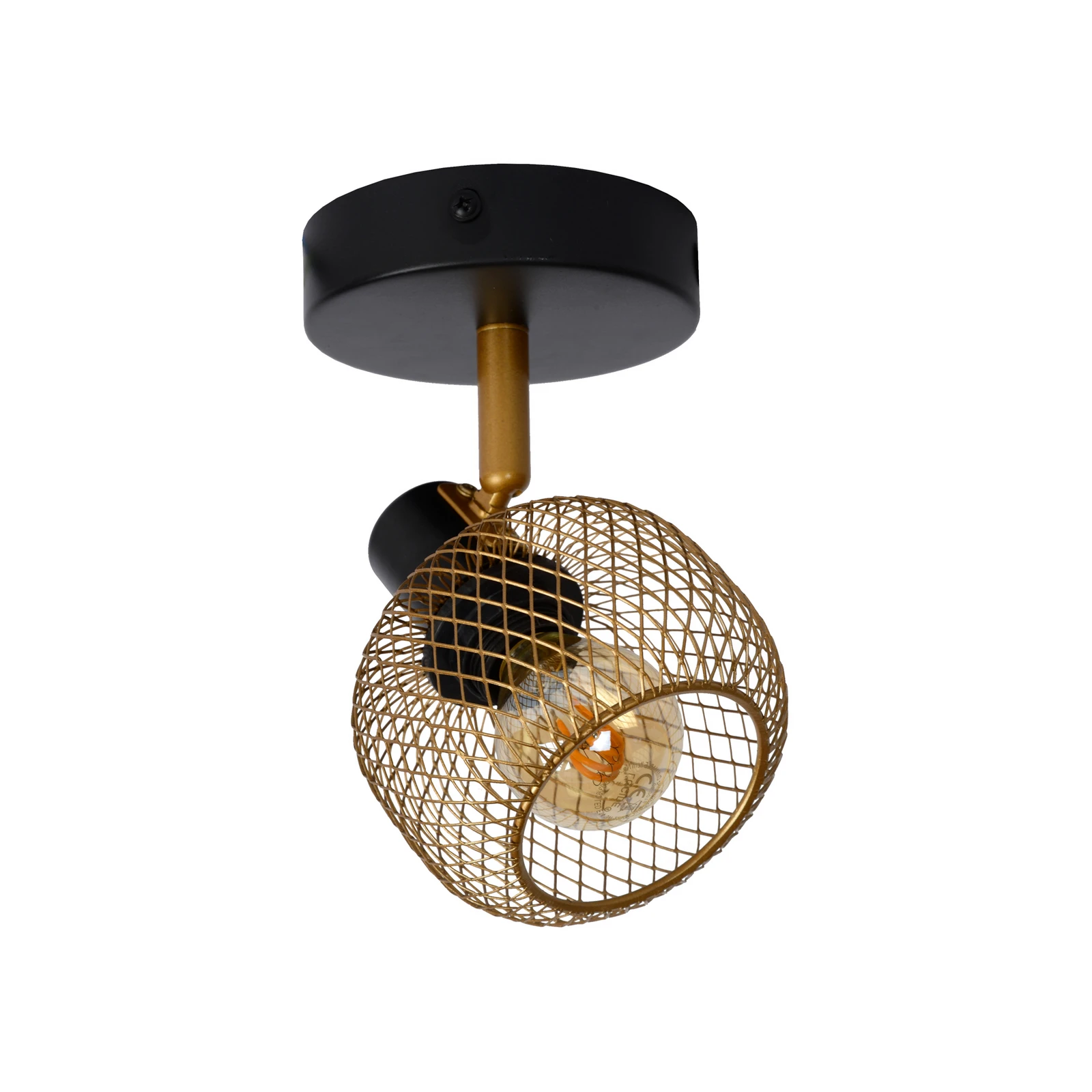 Deckenstrahler Maren, einflammig, gold matt
