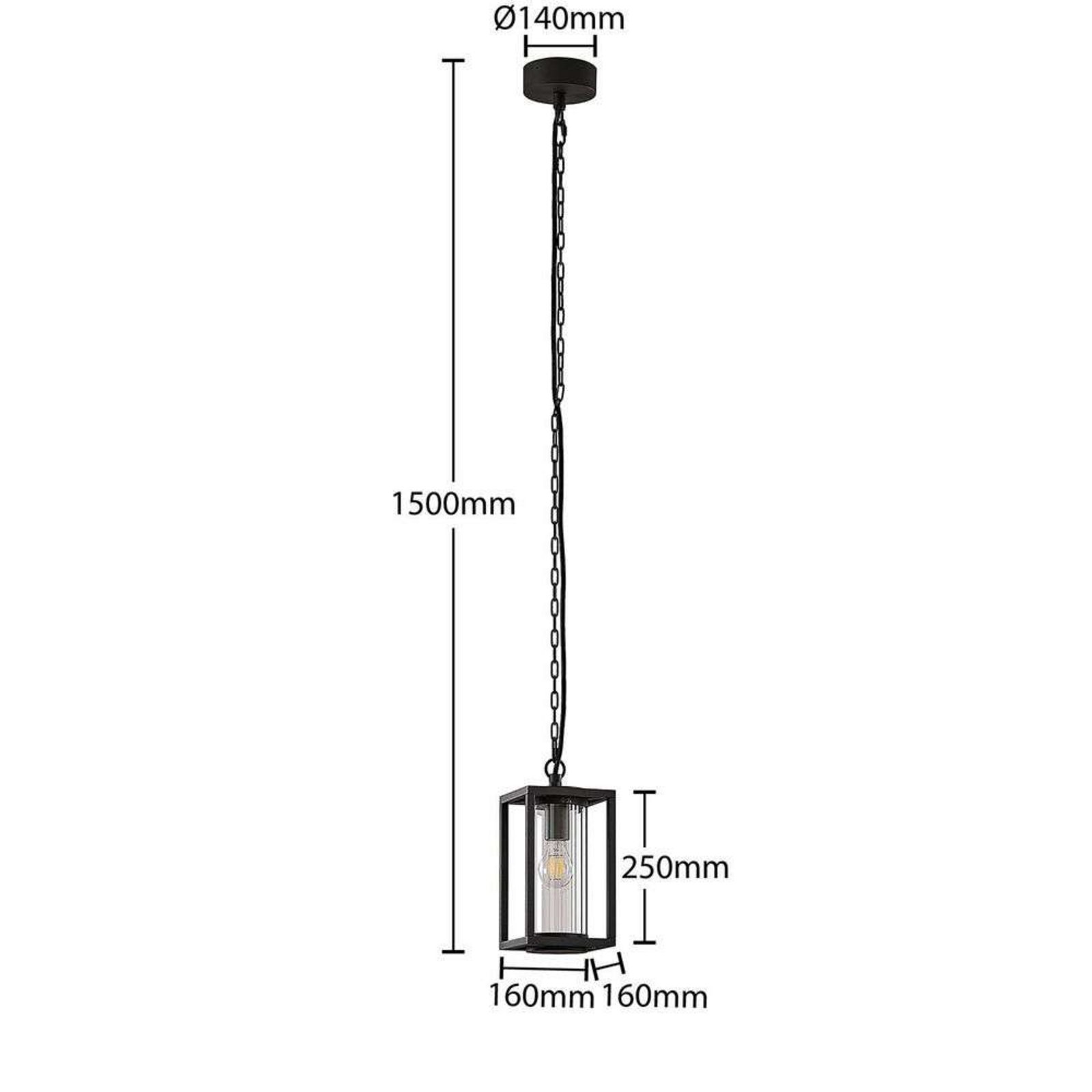 Ferda Lustră Pendul de Exterior Graphite - Lucande