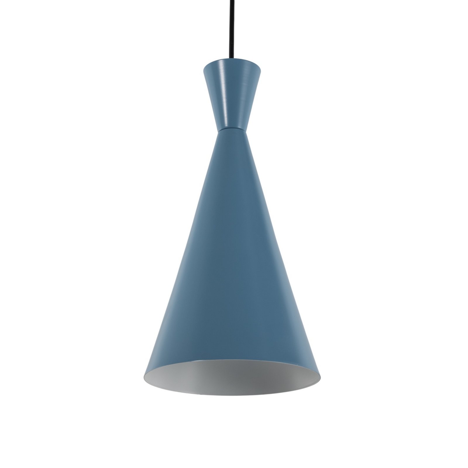 Závěsné světlo Tom, světle modré, kov, Ø 19 cm, E27