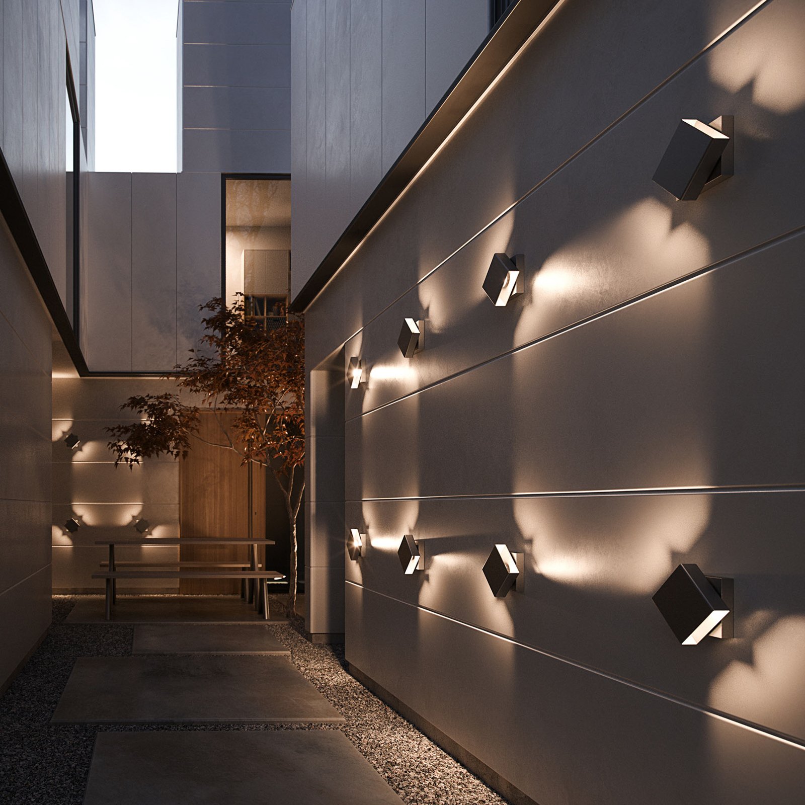 Turn LED Applique Murale  Black - Nordlux