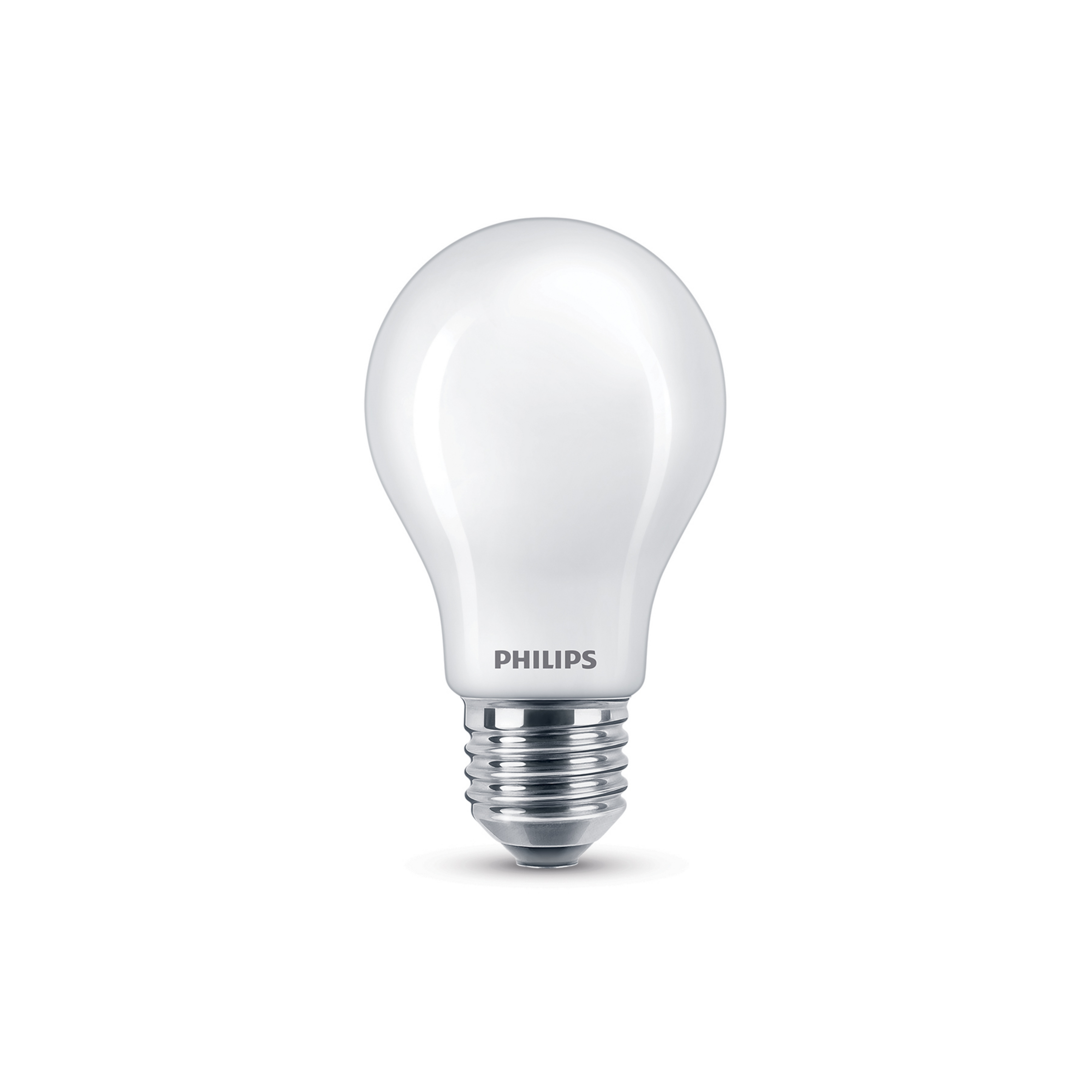 Philips LED-pære E27 4,5 W 2.700 K opal, 2 stk