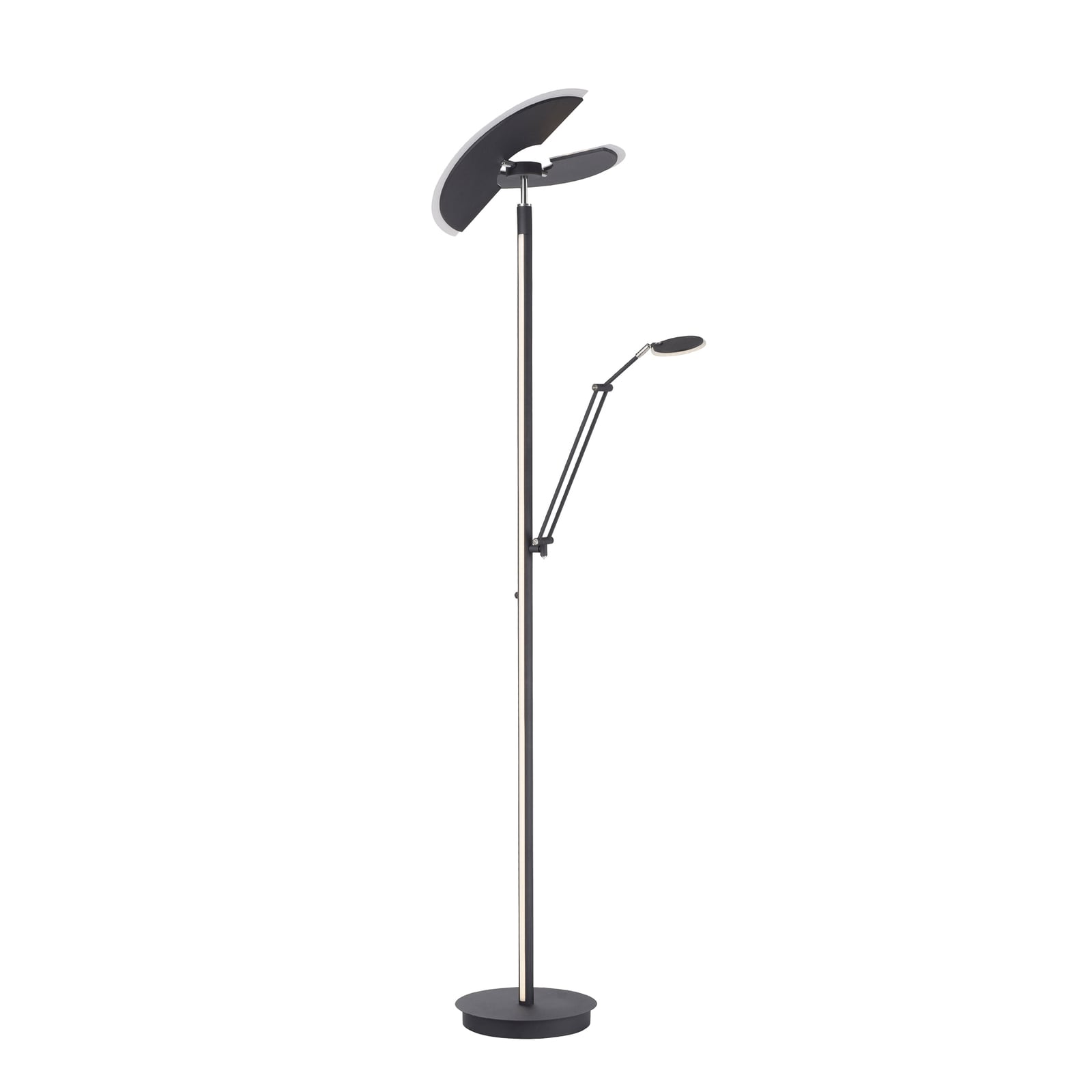 Mutil LED-Stehleuchte, graphite, Leselampe, CCT - PURE Mutil LED-Stehleuchte, graphite, Leselampe, CCT - PURE