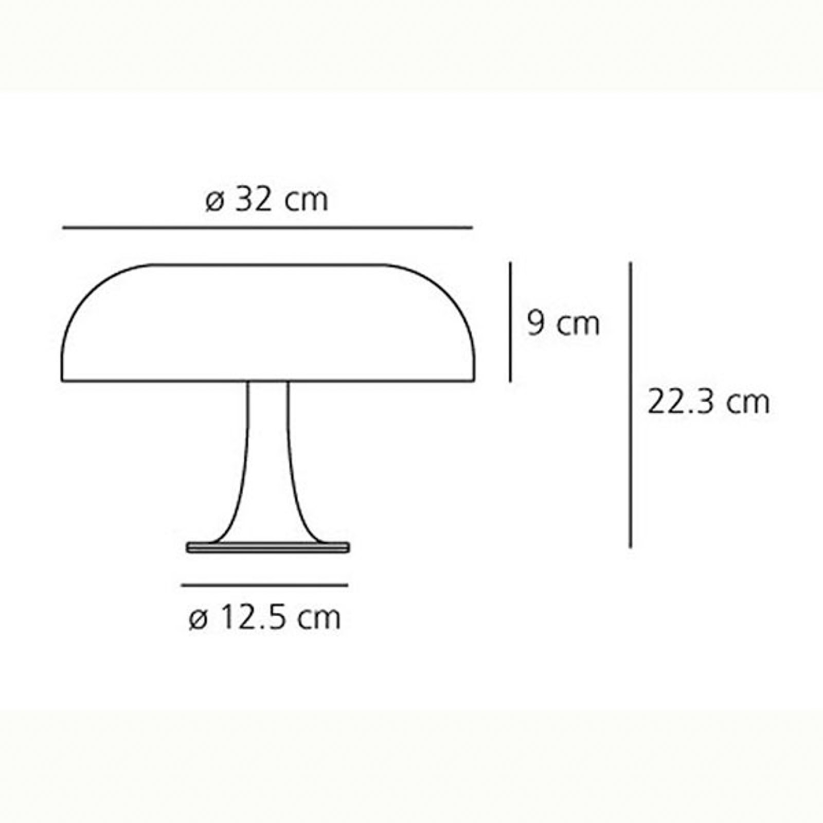 Artemide Nessino - Lampada da tavolo di design