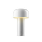 Flos LED-Akku-Tischlampe Bellhop, weiß, 21 cm, dim., IP54