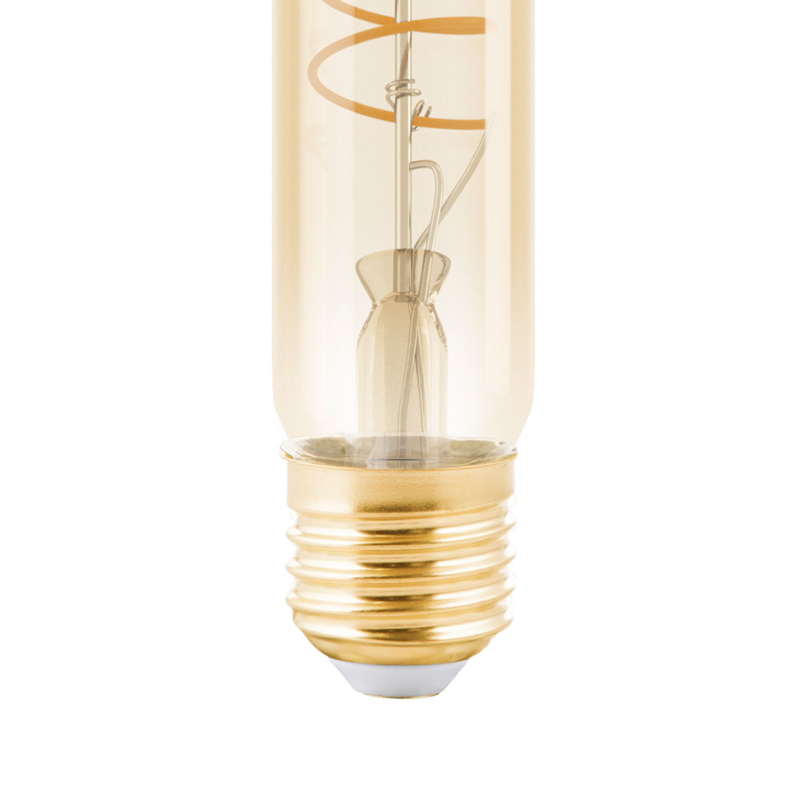 Ampoule tubulaire LED E27 4W T30 1.600K filament ambre