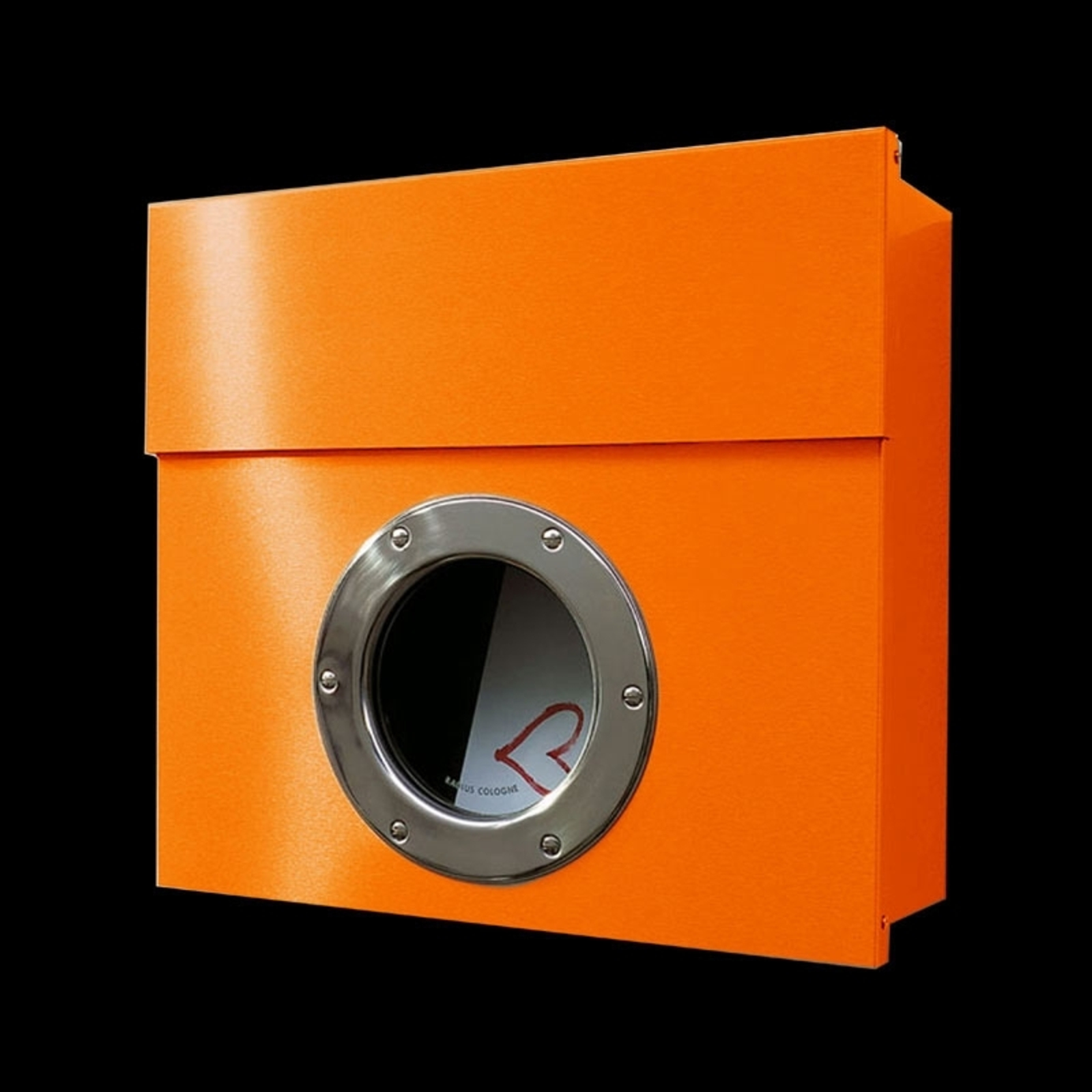 Design-brievenbus Letterman I, oranje