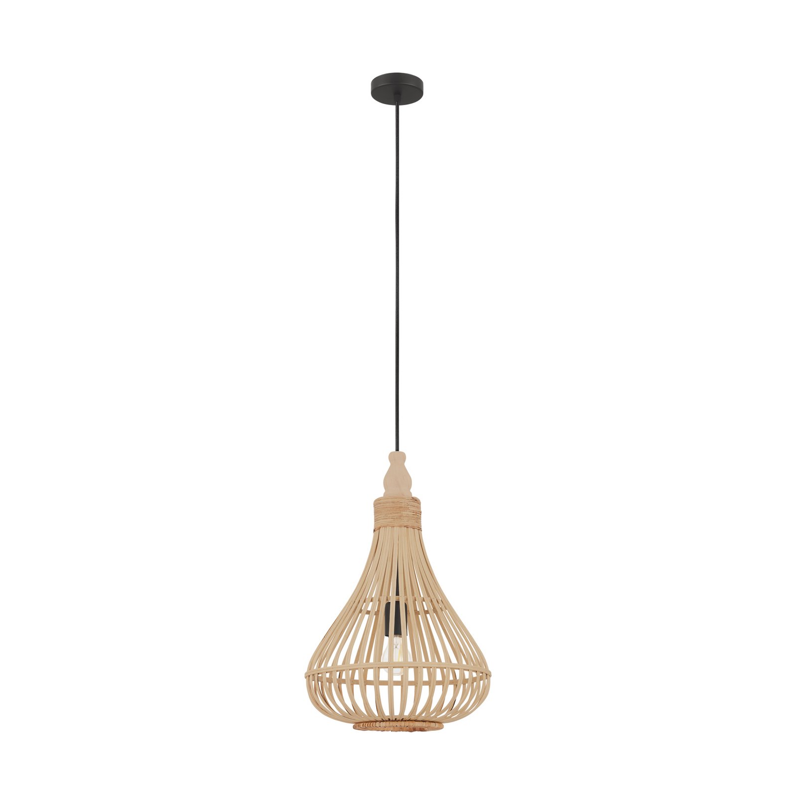 Amsfield hanging lamp made of bamboo