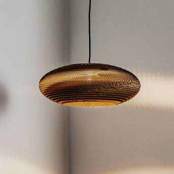 Think Paper Jazzy hanging lamp with cardboard