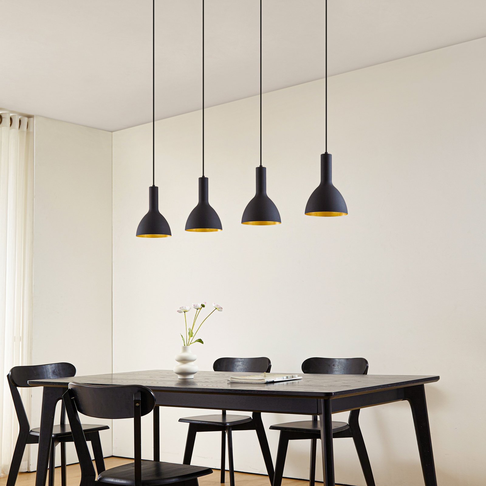 Cosmina 4 Lampada a Sospensione Track Nero/Oro - Arcchio Cosmina 4 Lampada a Sospensione Track Nero/Oro - Arcchio