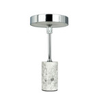 Lampe à poser LED Starlight rechargeable, chrome/gris - Dyberg Larsen