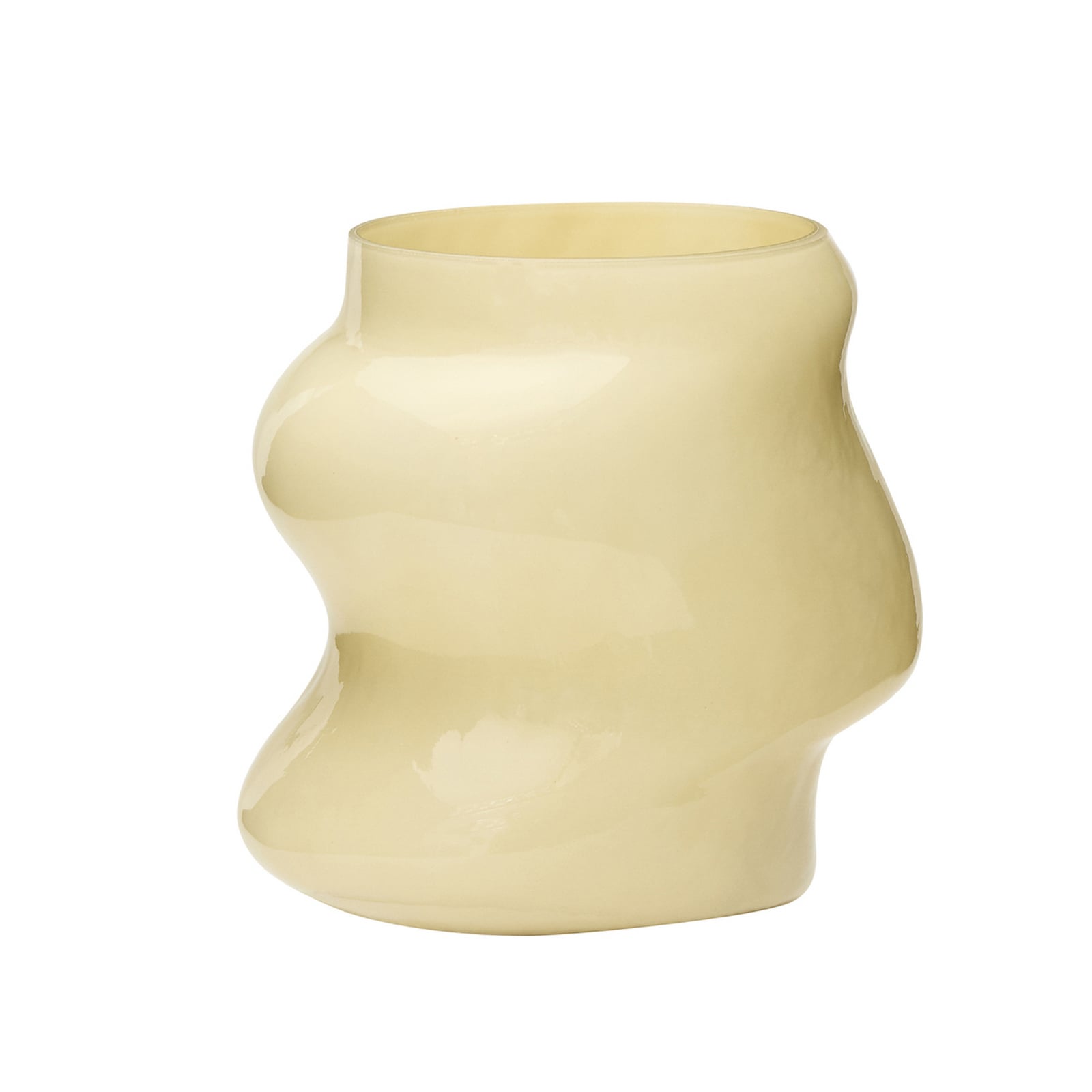 Vaso Lote color sabbia, altezza 20 cm - Hübsch