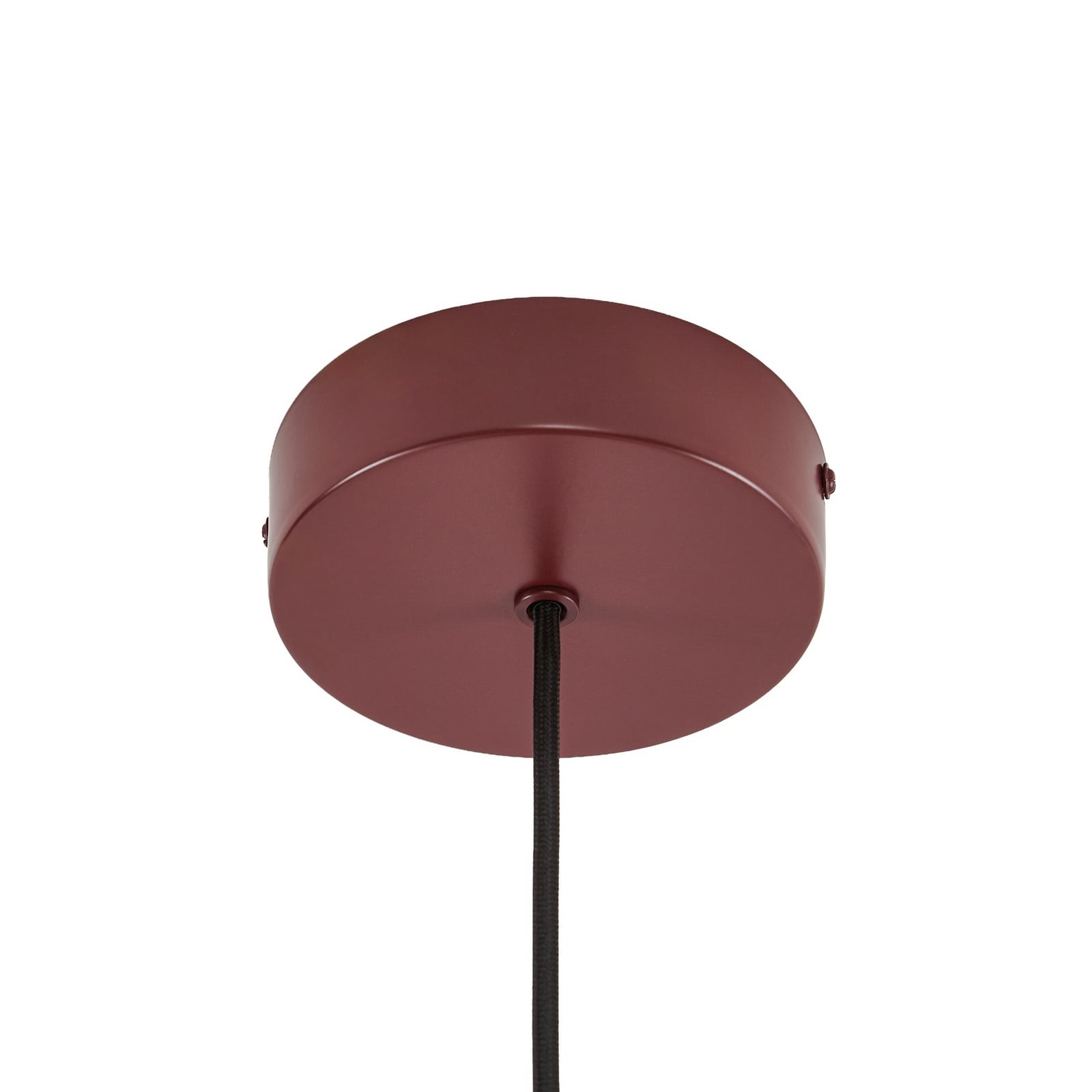 NOLA Rico lógó világítás, piros, Ø 38 cm, fém/üveg NOLA Rico lógó világítás, piros, Ø 38 cm, fém/üveg