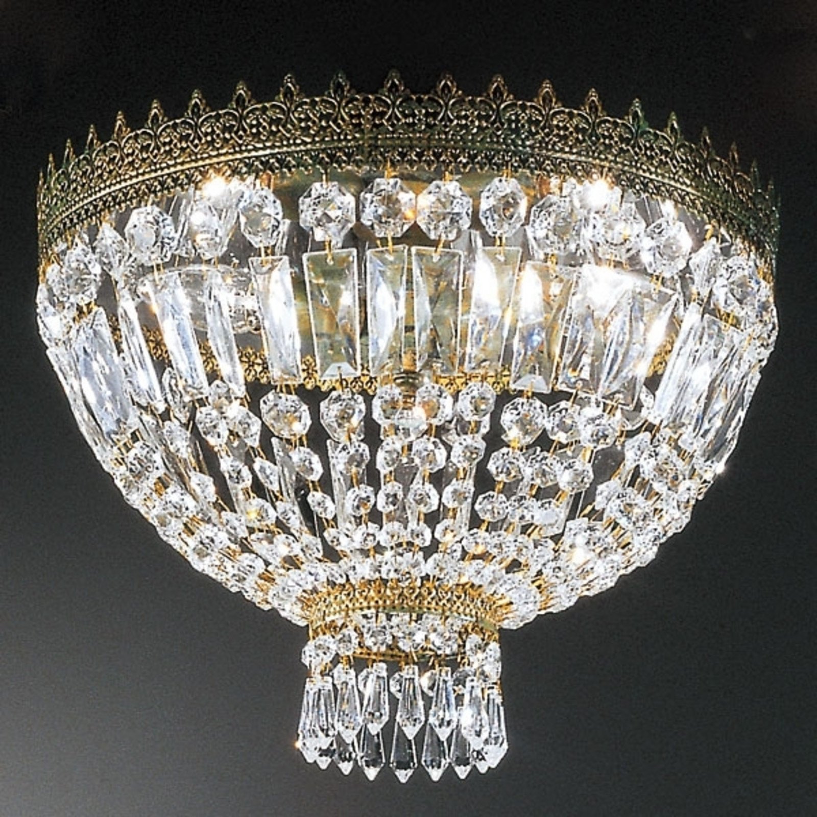 Plafonieră de cristal CUPOLA 40 cm