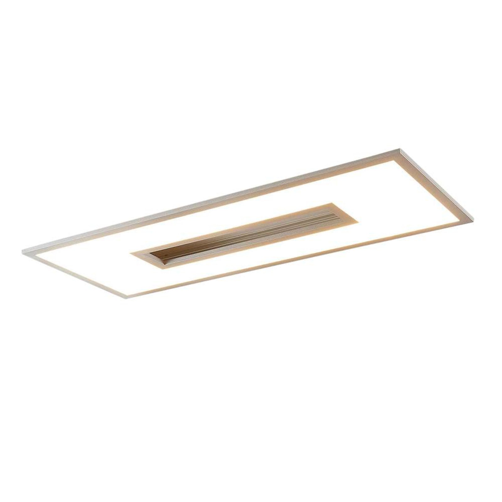 Durun Long Plafond White/Silver - Lucande