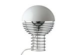 Wire Table Lamp Ø30 Chrome/White - Verpan