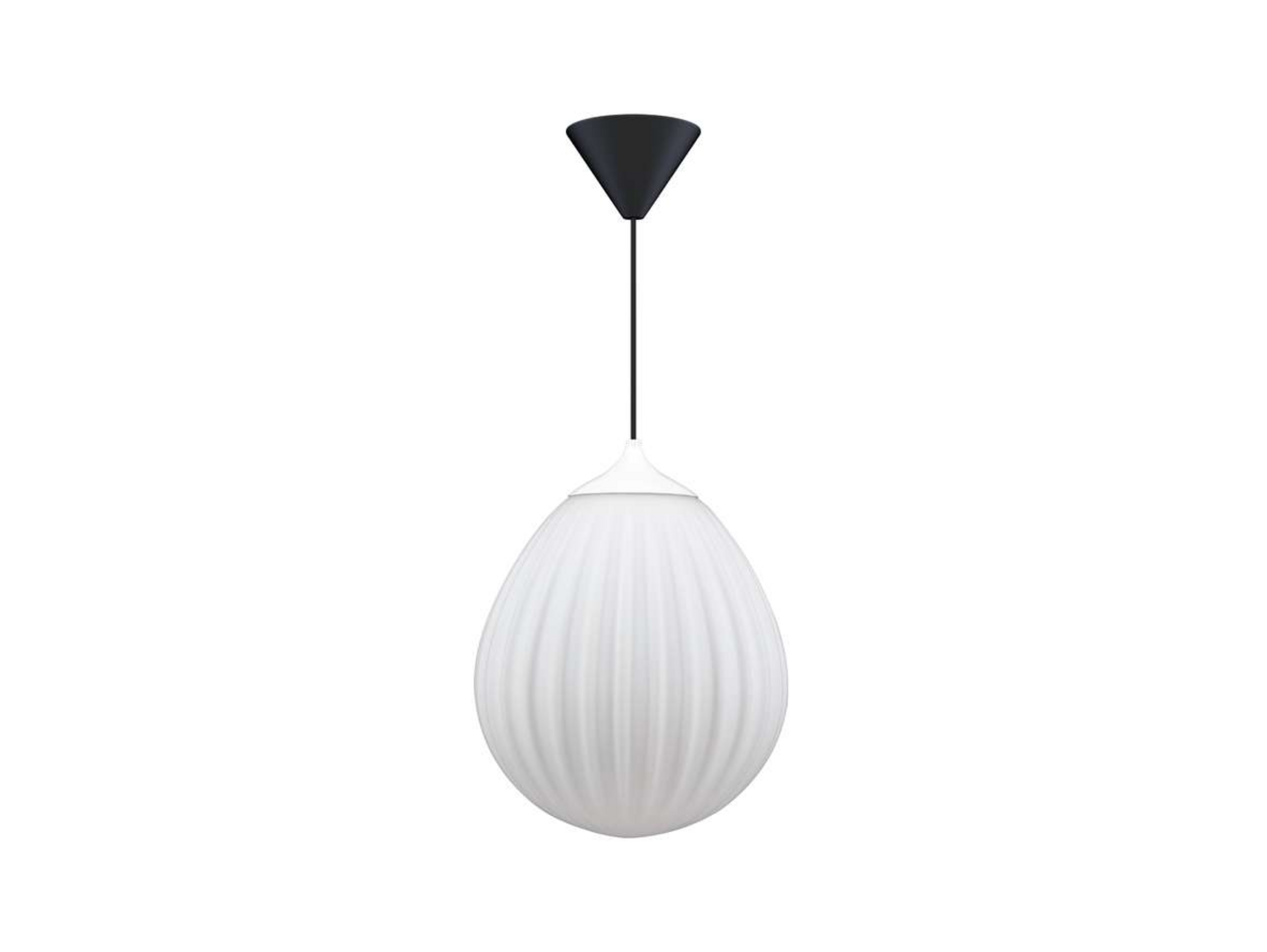 Around the World Pendant Medium White/White/Black - UMAGE