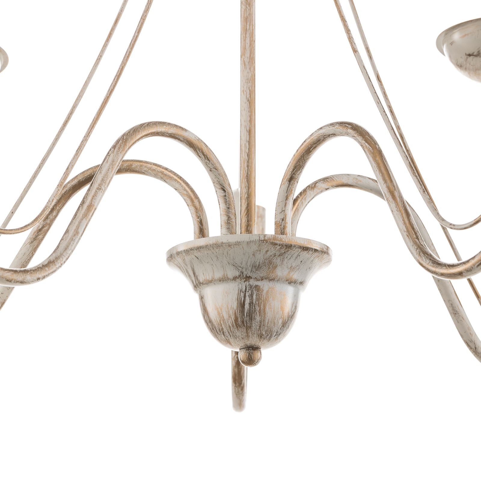 Malbo 5-bulb chandelier in white