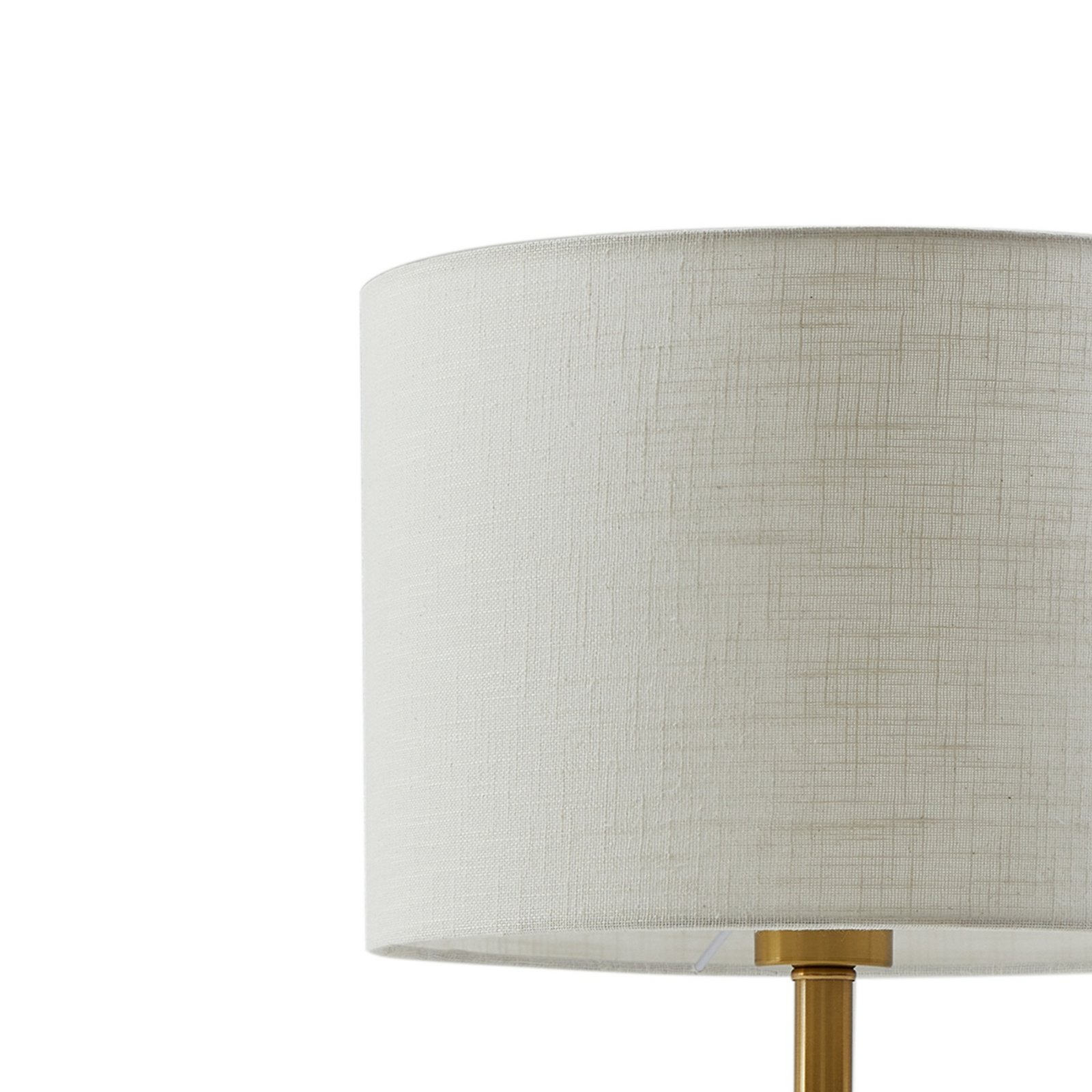 Alabaster Bordlampe Ø30 Hvid/Guld - Lindby