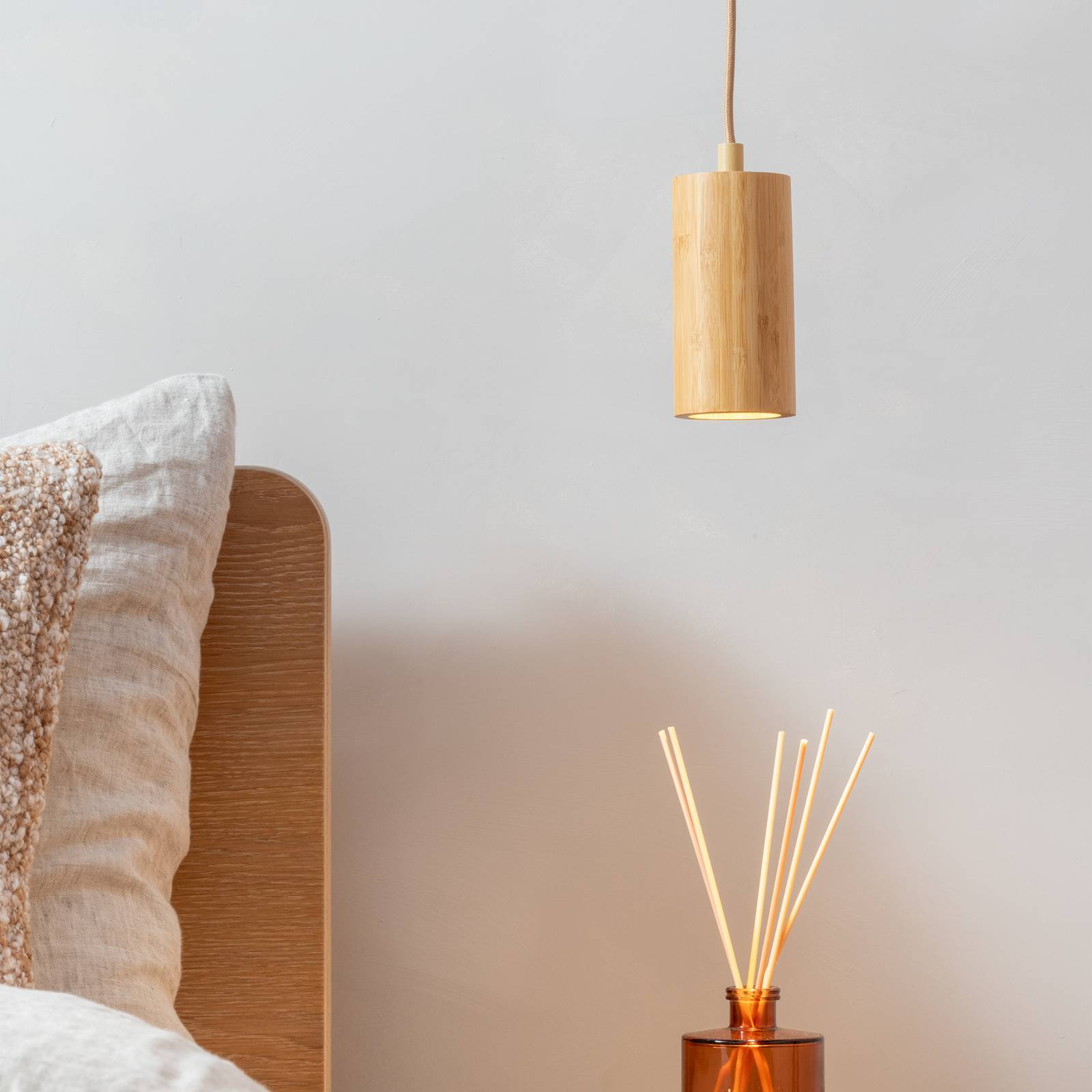  Good & Mojo Good & Mojo Java Pendant Light, Natural, Bamboo, Gu10 