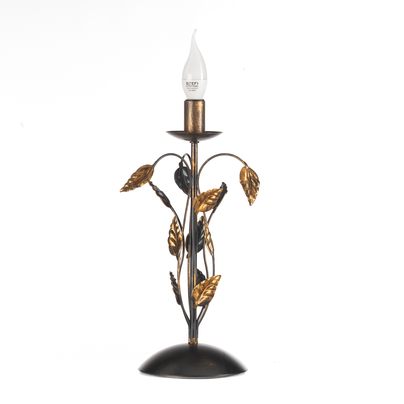 Stolová lampa Collana kov 1-plameňová bronzová