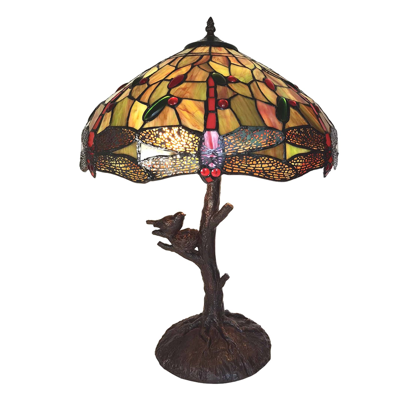 Stolní lampa 5LL-6111 v provedení Tiffany