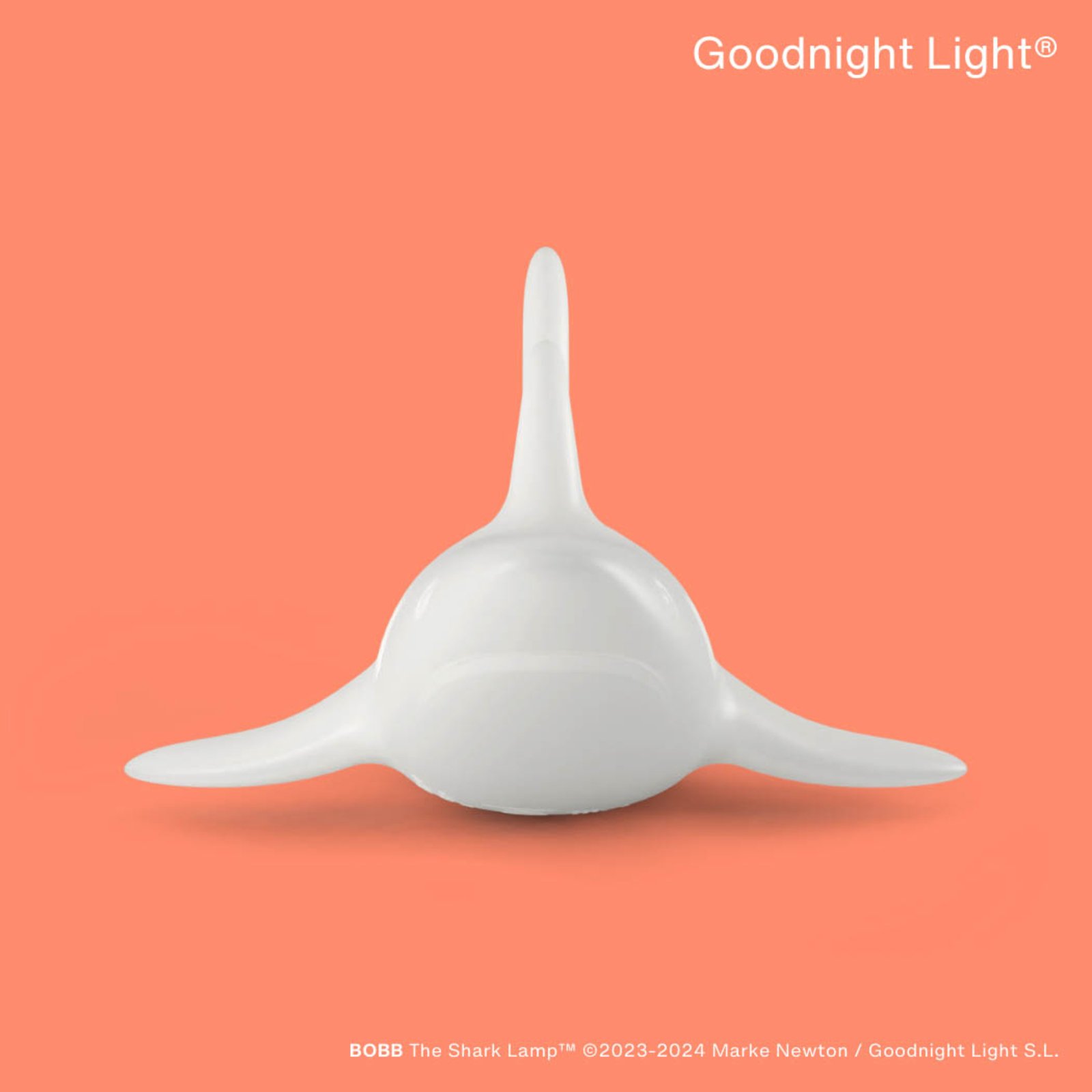 LED bulb BOBB the shark lamp, floatable, RGBW