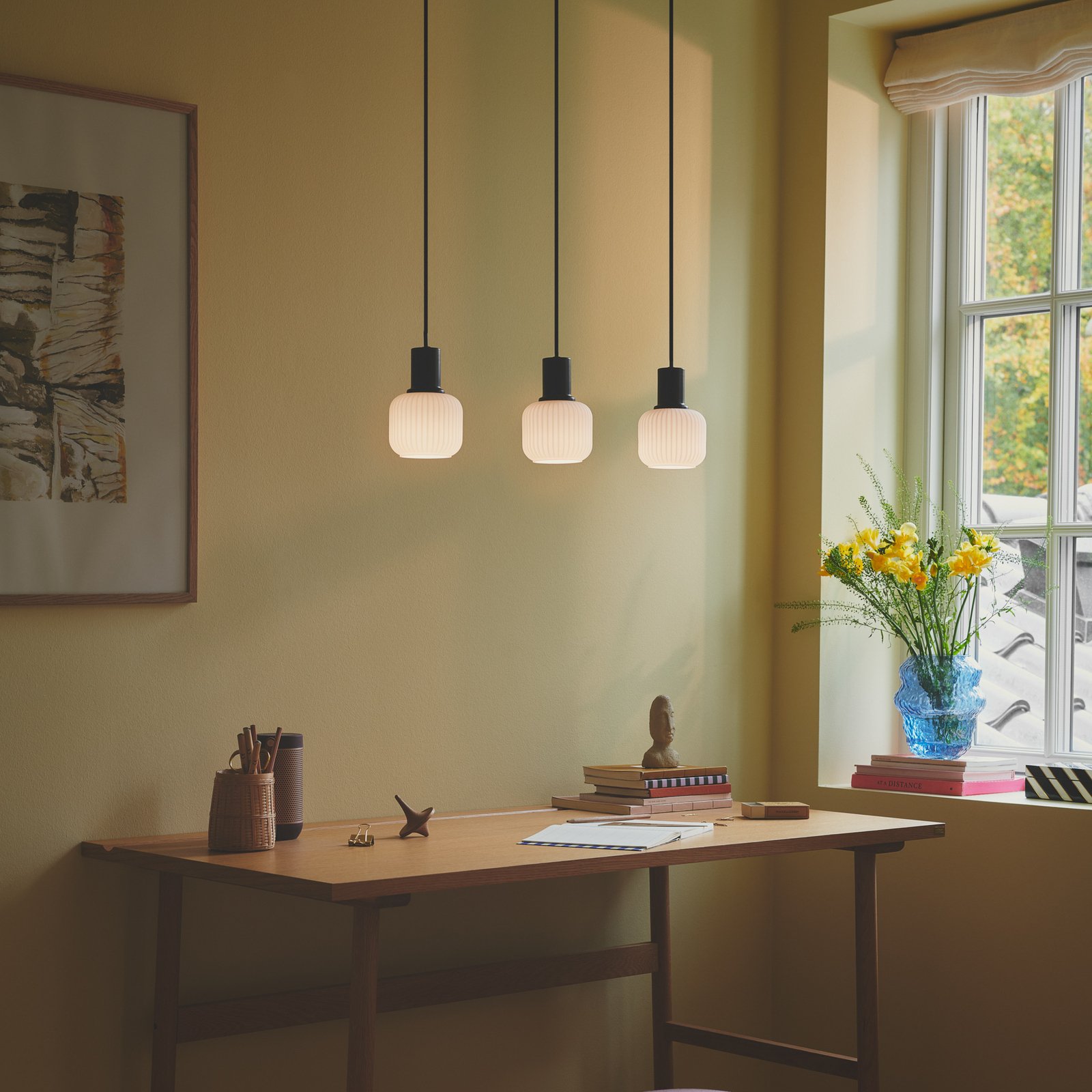 Milford 3 Mini Pendant Rail Black - Nordlux