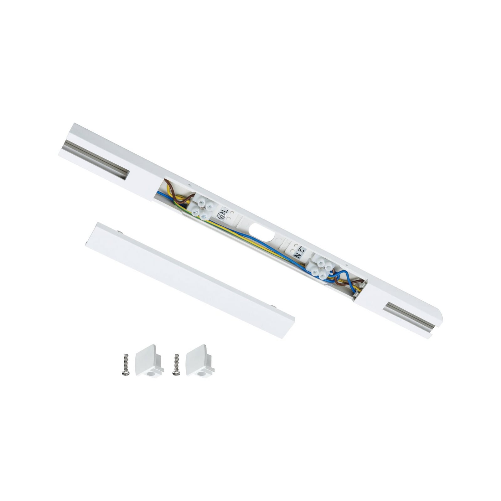 Paulmann URail voeding midden, signaalwit, max. 1000 W