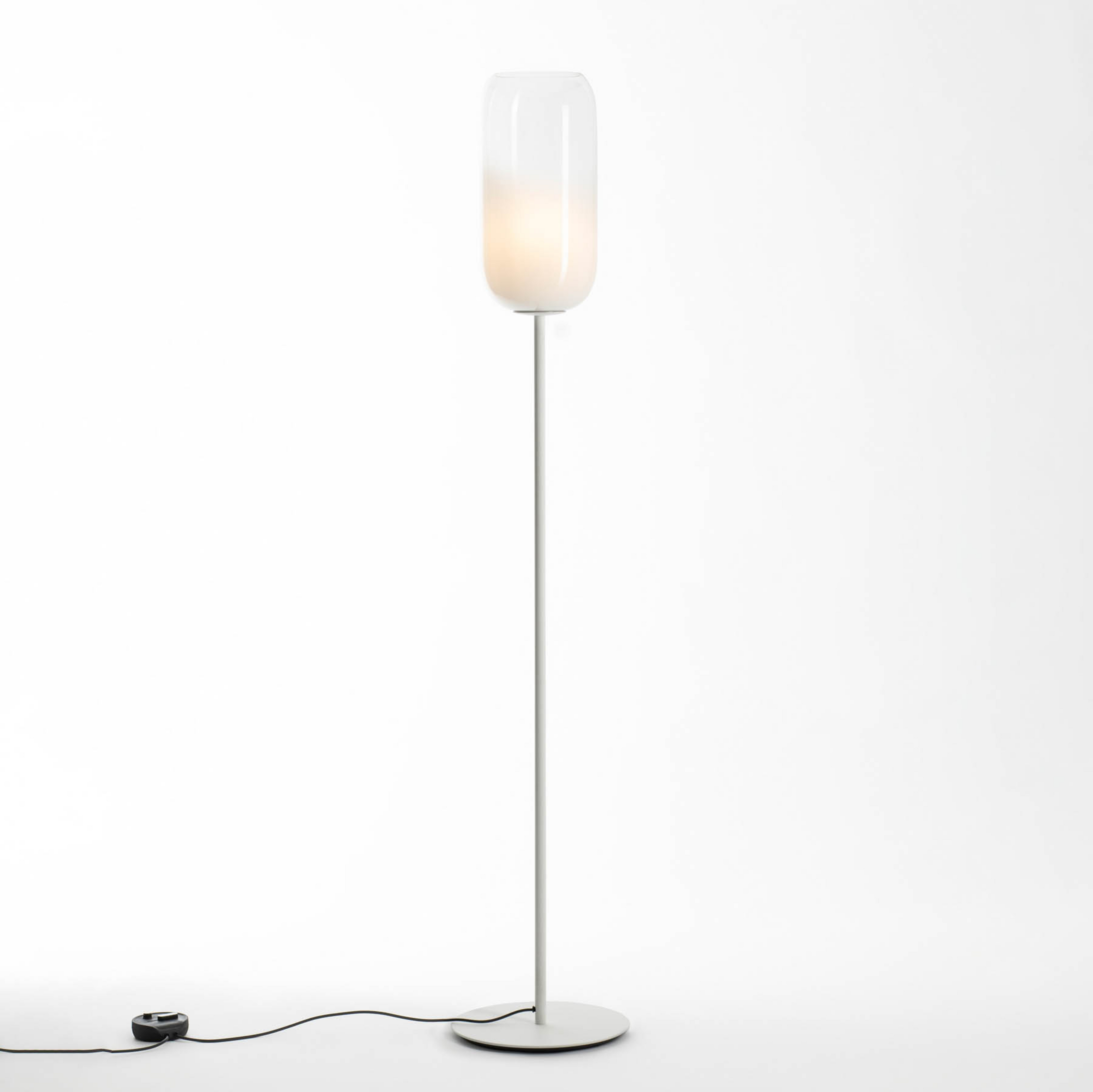 Artemide Gople lampadaire, blanc/blanc