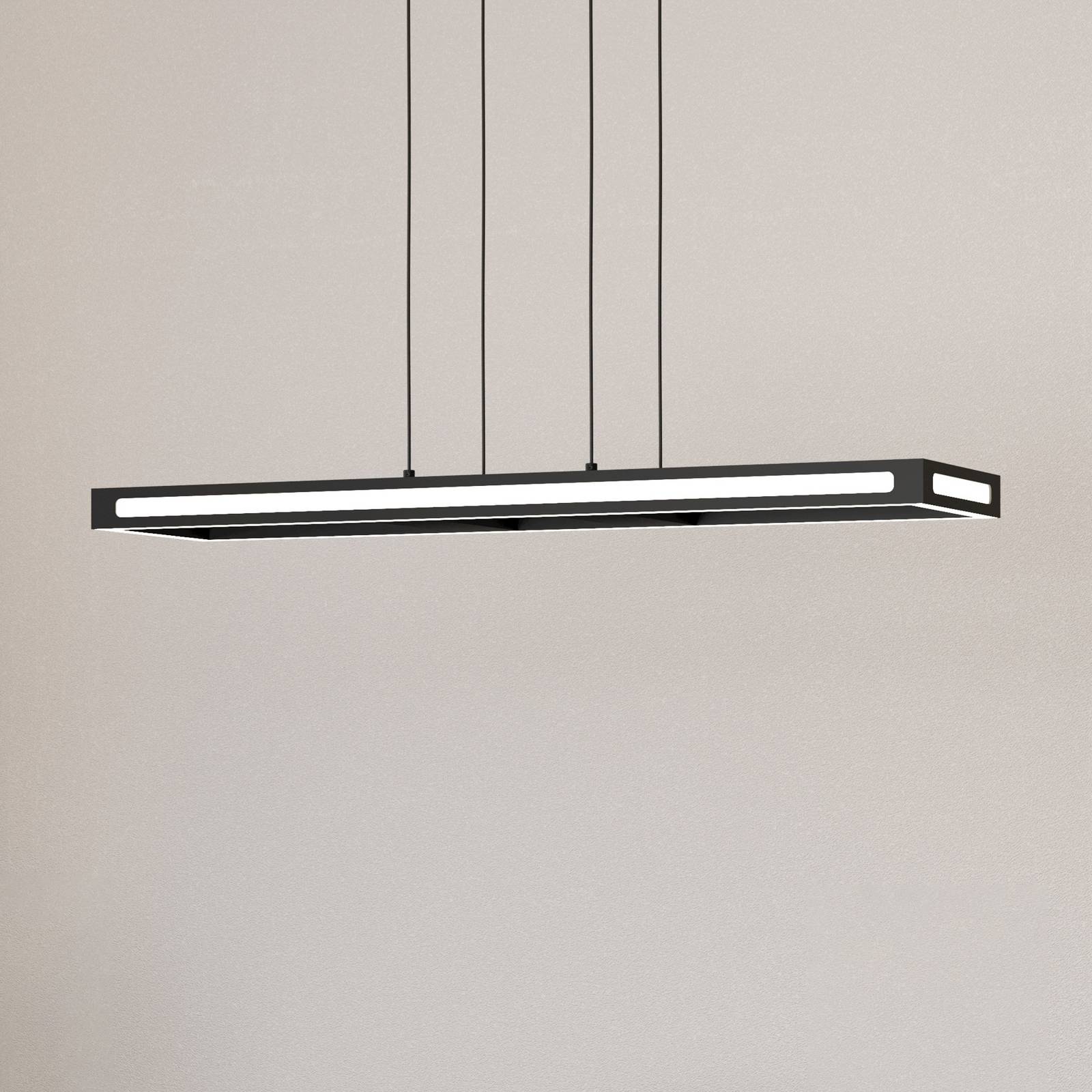 EGLO connect Suspension LED Savilanas-Z, 77 cm, noir