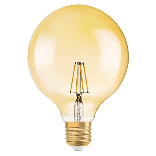 LED globe bulb Gold E27 2,5W warm white 220 lumens