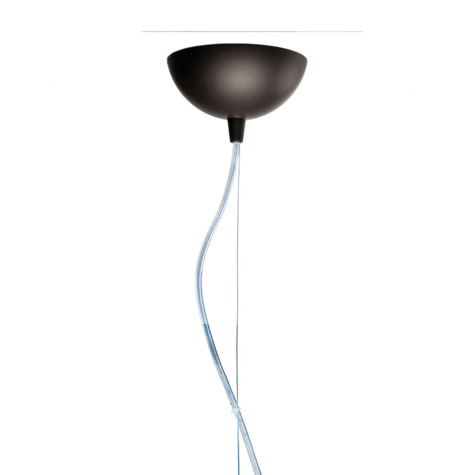 Kartell FL/Y - lámpara colgante LED, marrón mate
