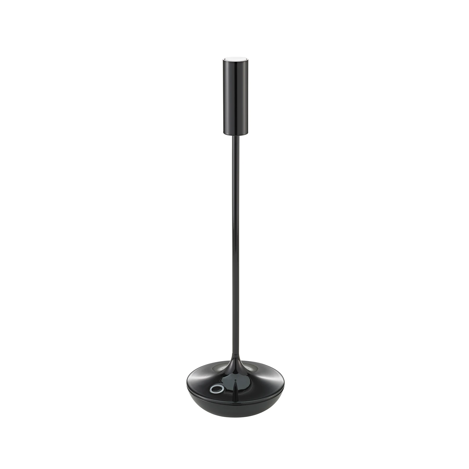 Nucandle LED oppladbar bordlampe, svart, IP54, dimbar