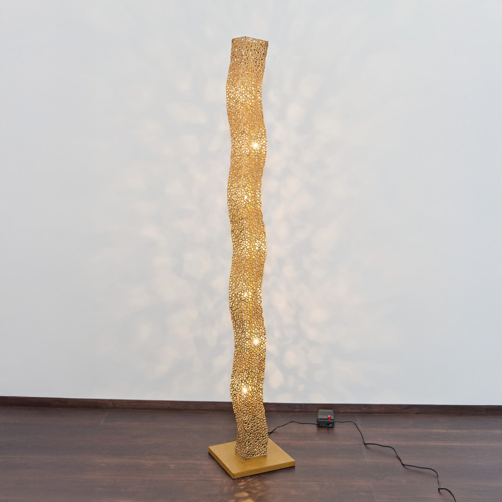 Holländer Lampadar ODISSEA culoare aurie înălțime 171 cm metal 7 x G4 - Camera de zi / sufragerie - Modern